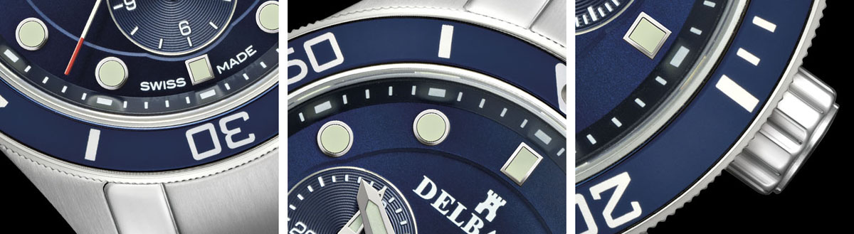 zegarek Delbana 41701.718.6.044 męski z chronograf Mariner - miniatura 3