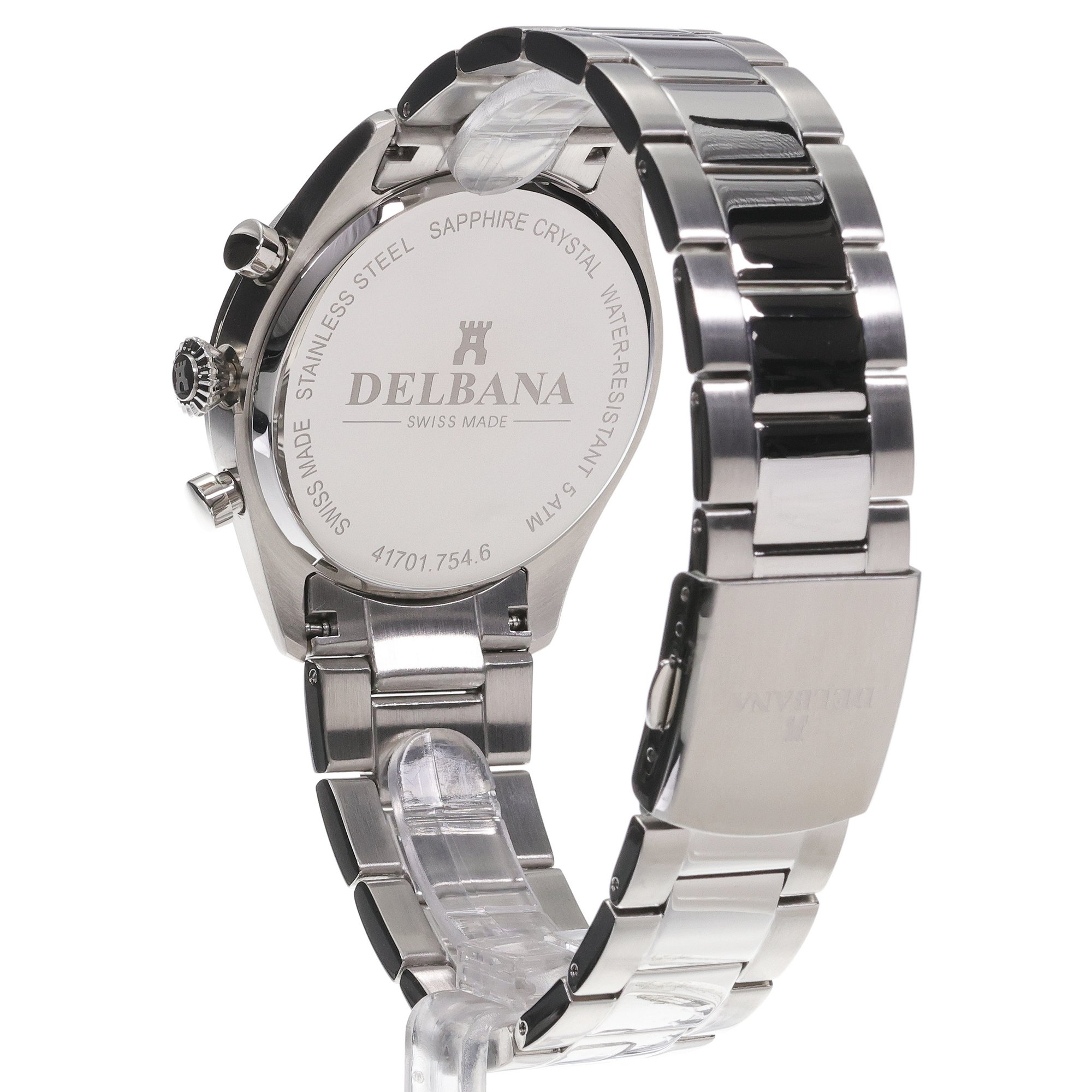 zegarek Delbana 417017546042 męski z chronograf Fiorentino - miniatura 4