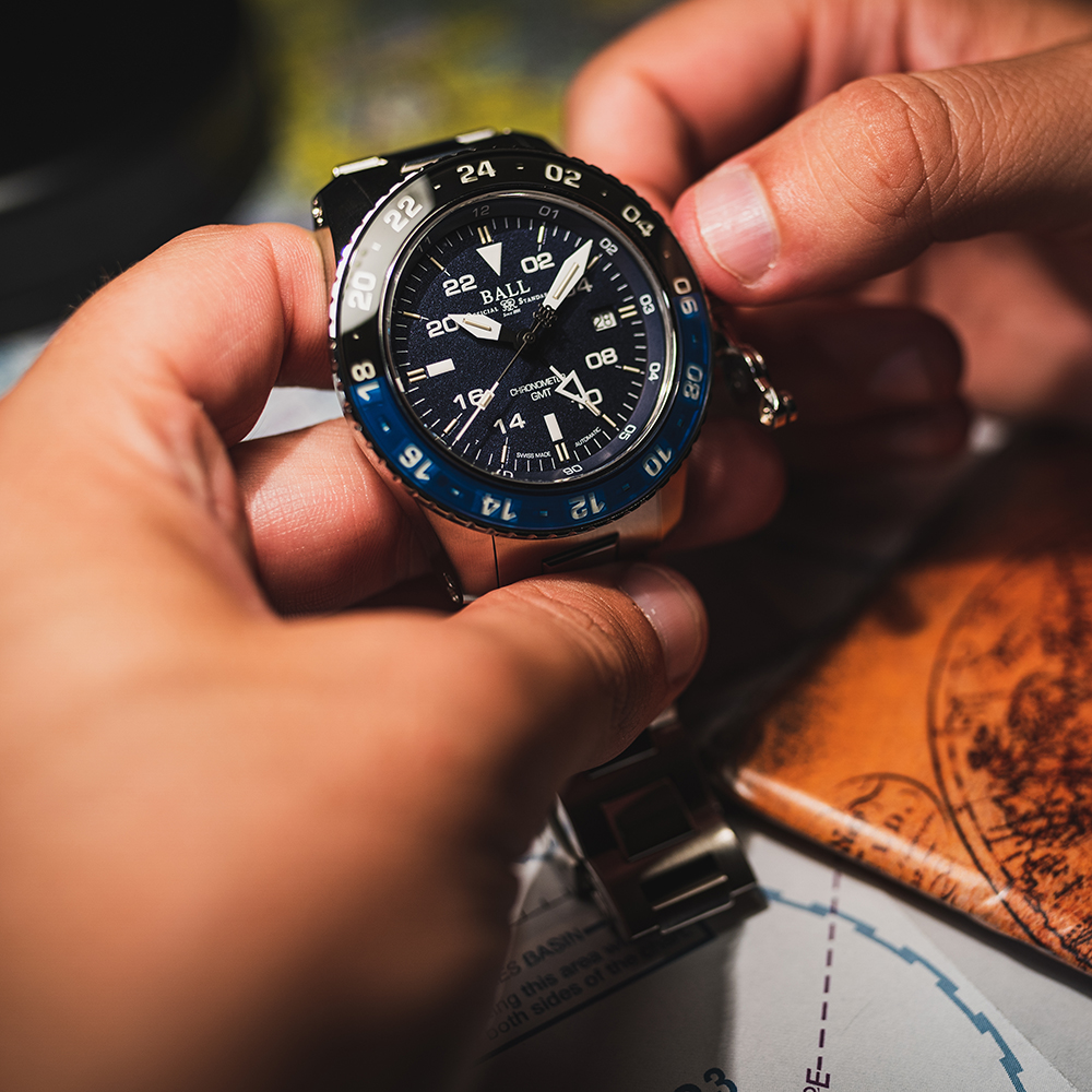 zegarek Ball DG2018C-S10C-BE AeroGMT II Engineer Hydrocarbon szafirowe - miniatura 11