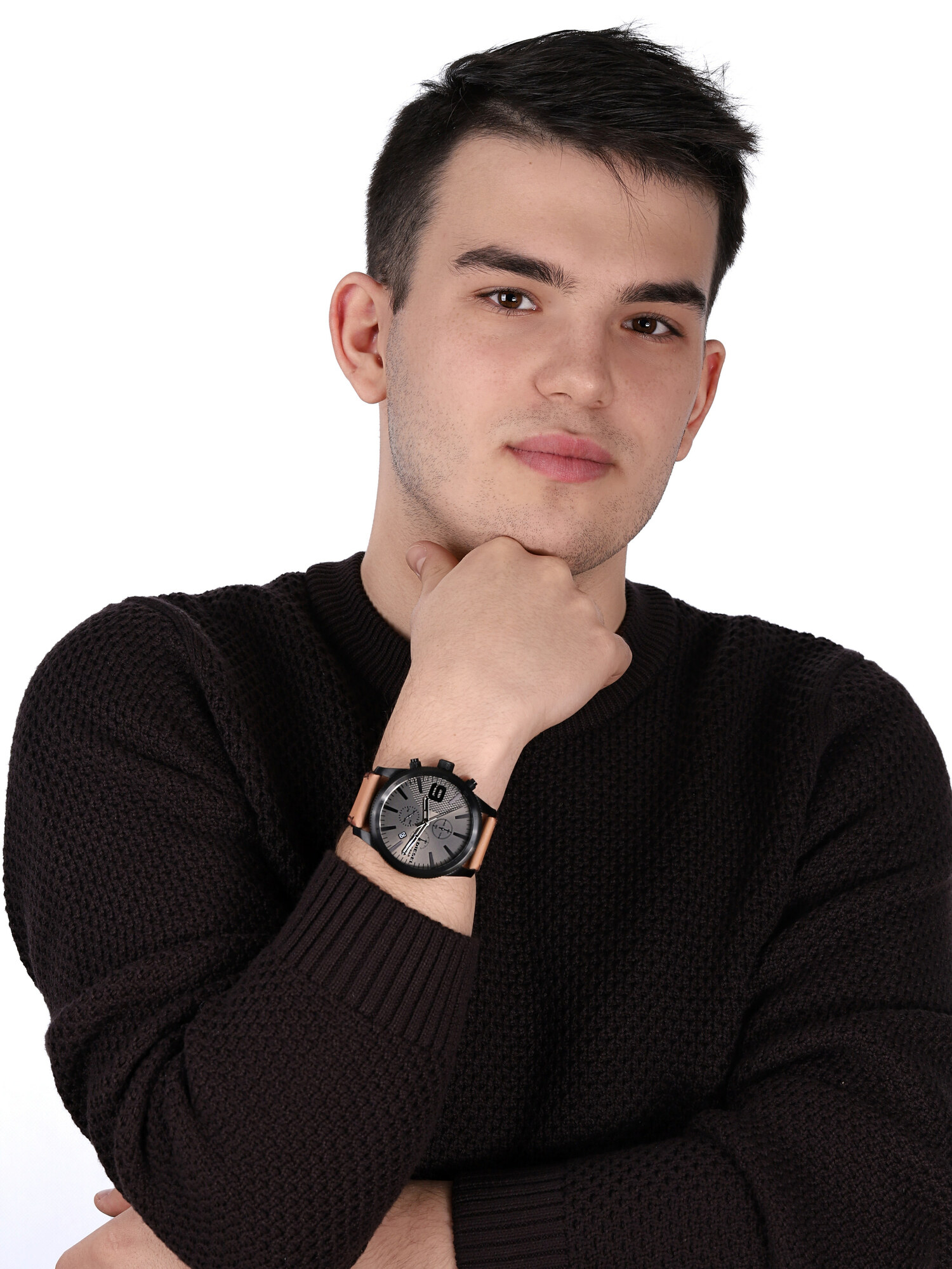 zegarek Diesel DZ4468 męski z chronograf Rasp - miniatura 2