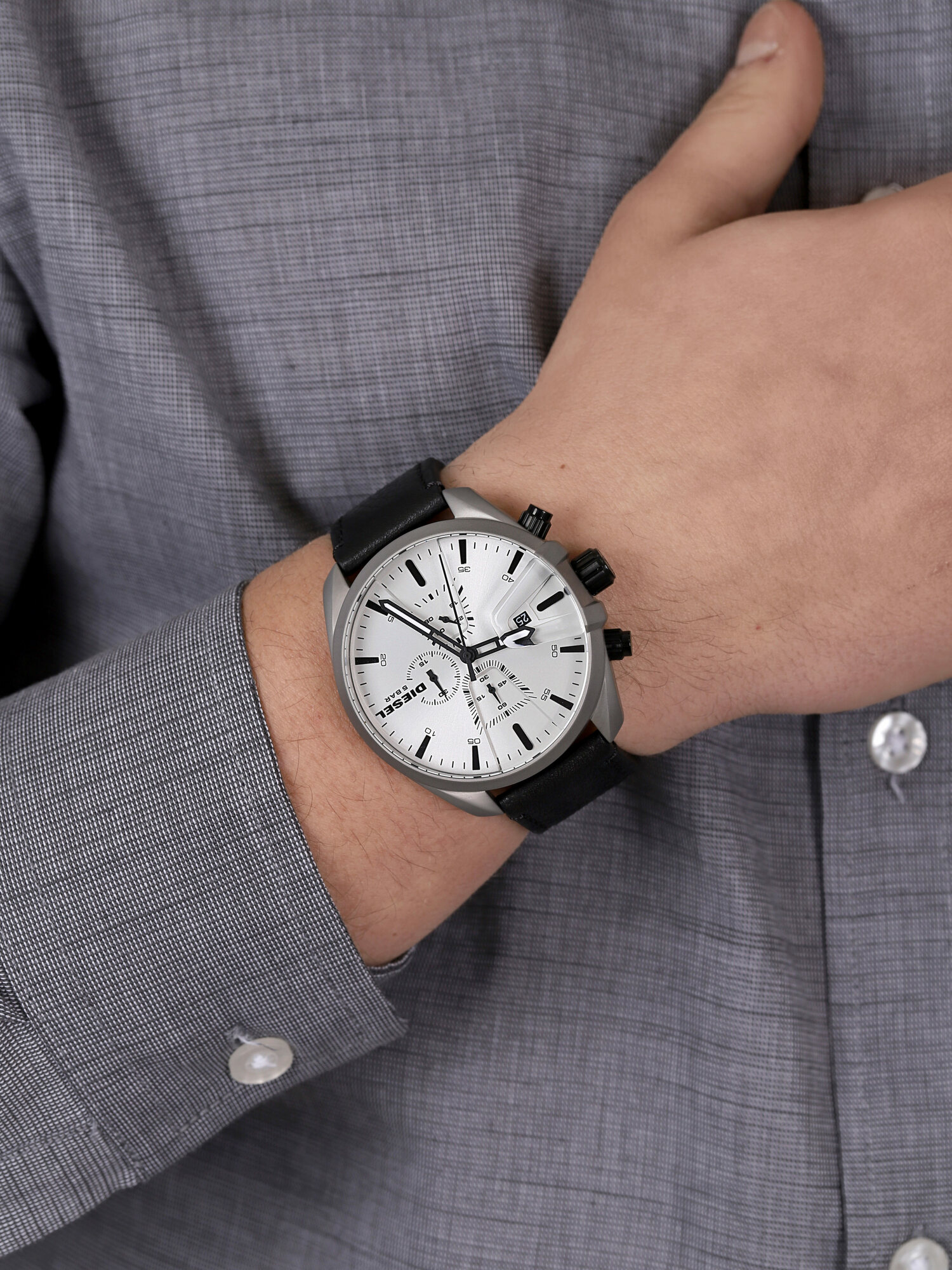 zegarek Diesel DZ4505 męski z chronograf MS9 Chrono - miniatura 3