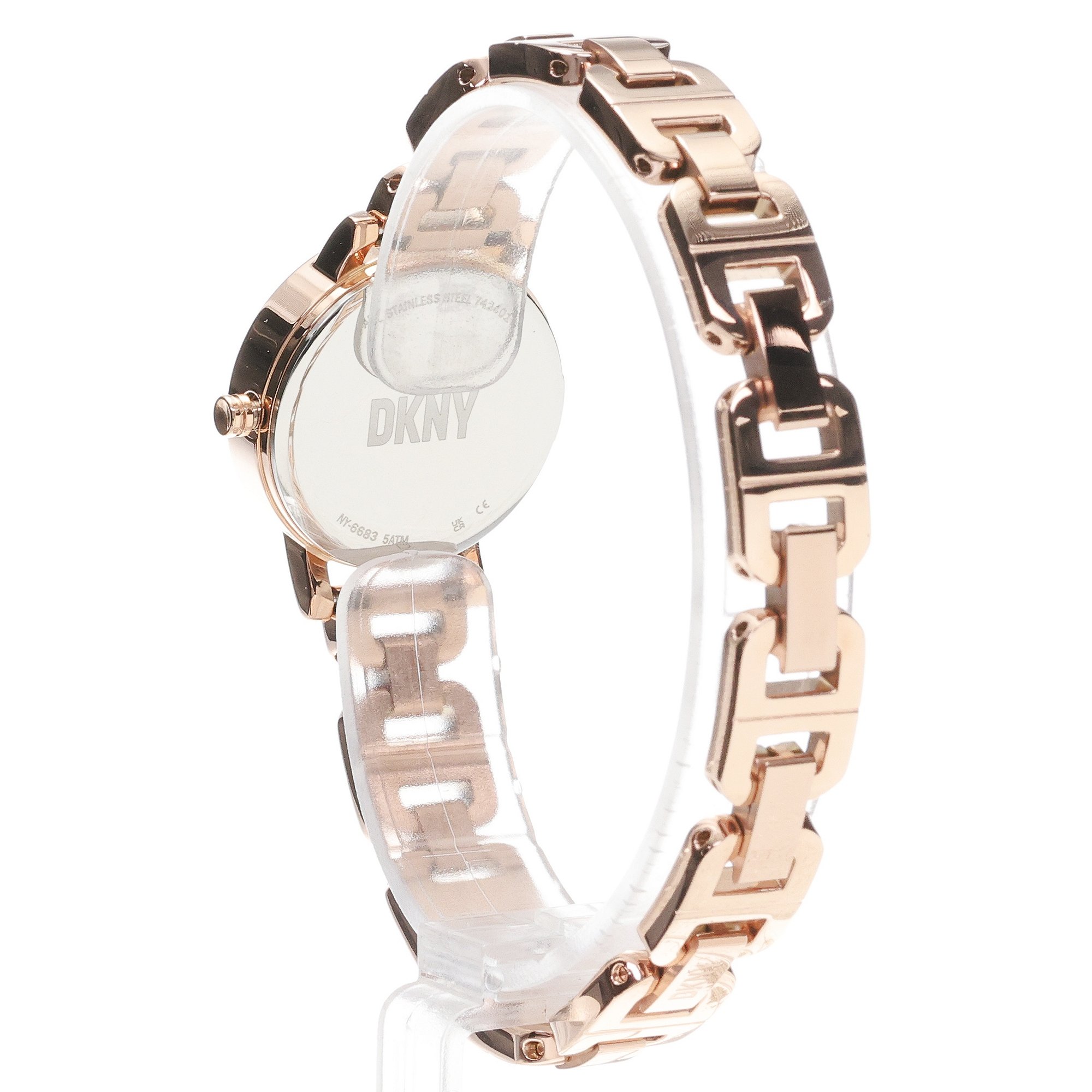 zegarek DKNY NY6683 różowe złoto Bransoleta - miniatura 4