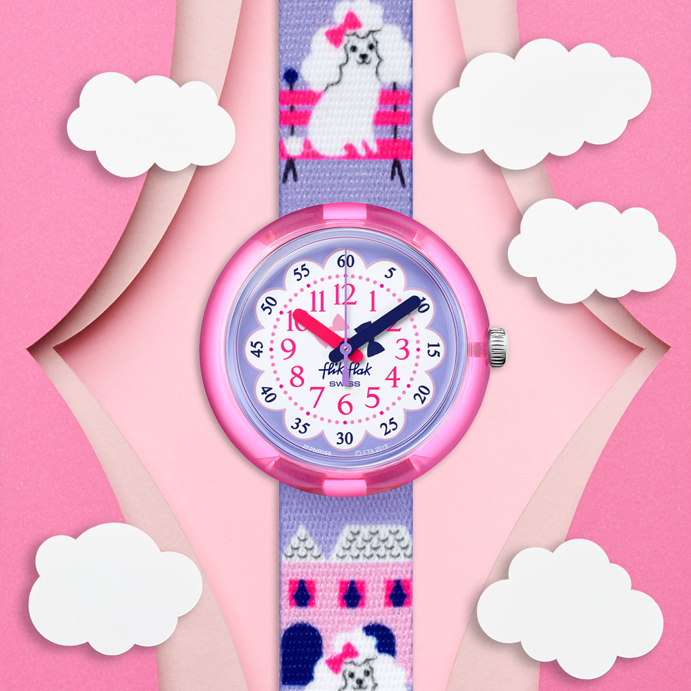 Flik Flak FPNP068 MISS POODLE zegarek klasyczny Power Time - miniatura 4