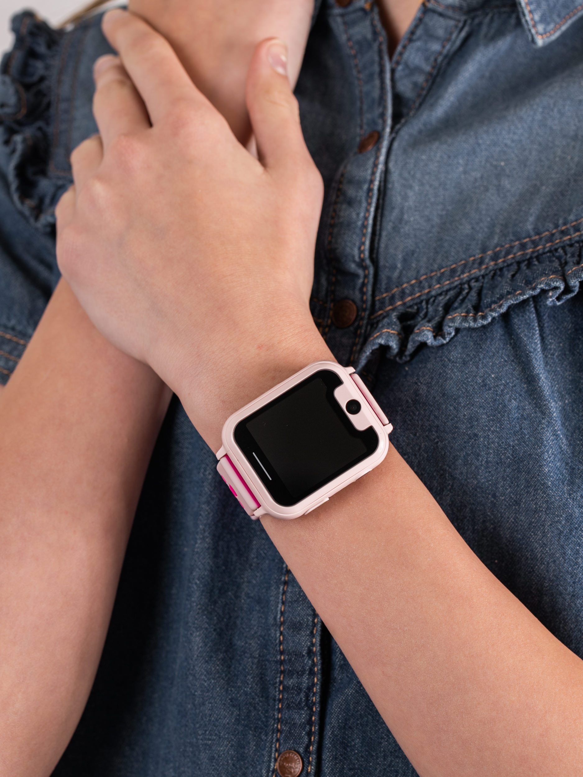 zegarek Garett 5903246281989 Smartwatch Garett Kids Nice różowy dla dzieci z gps Dla dzieci