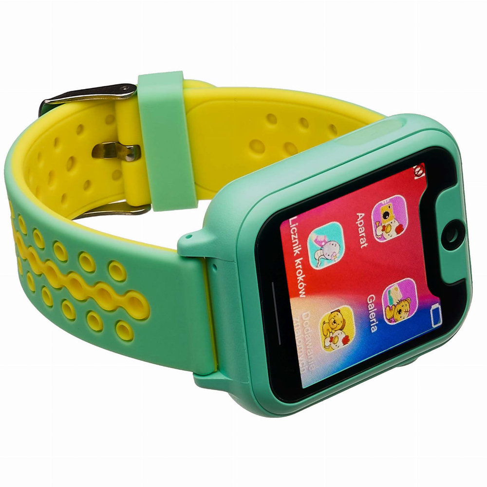 Garett 5903246281996 zegarek zielony sportowy Dla dzieci pasek