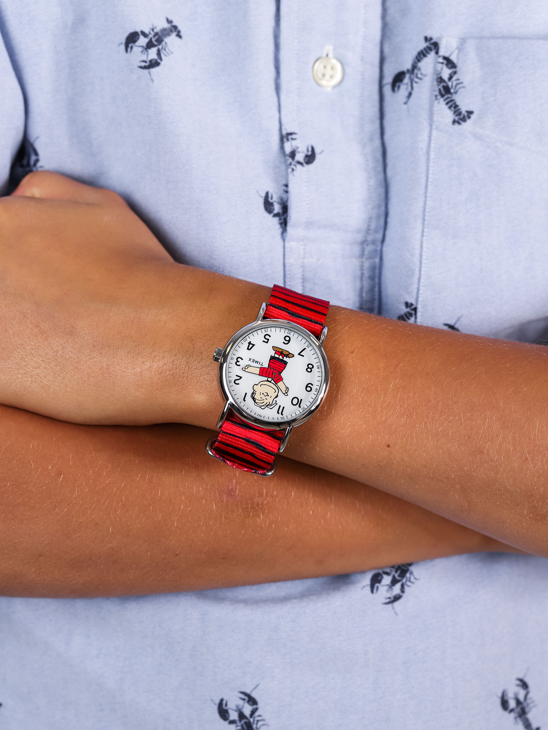 Timex TW2R41200 dla dzieci zegarek Weekender pasek
