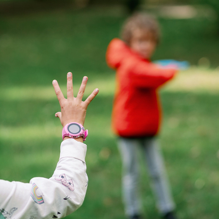 zegarek Garett 5906874848500 Smartwatch Garett Kids 5 Różowy dla dzieci z gps Dla dzieci - miniatura 3