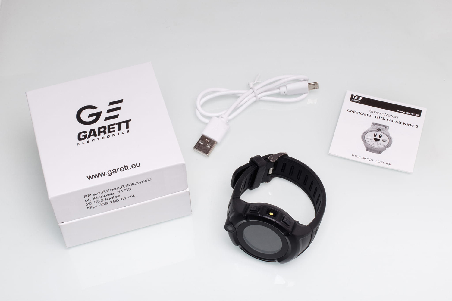 zegarek Garett 5906874848678 Smartwatch Garett Kids 5 Czarny dla dzieci z gps Dla dzieci - miniatura 3