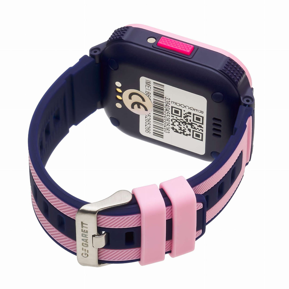 zegarek Garett 5903246286878 kwarcowy dla dzieci Dla dzieci Smartwatch Garett Kids 4You różowy