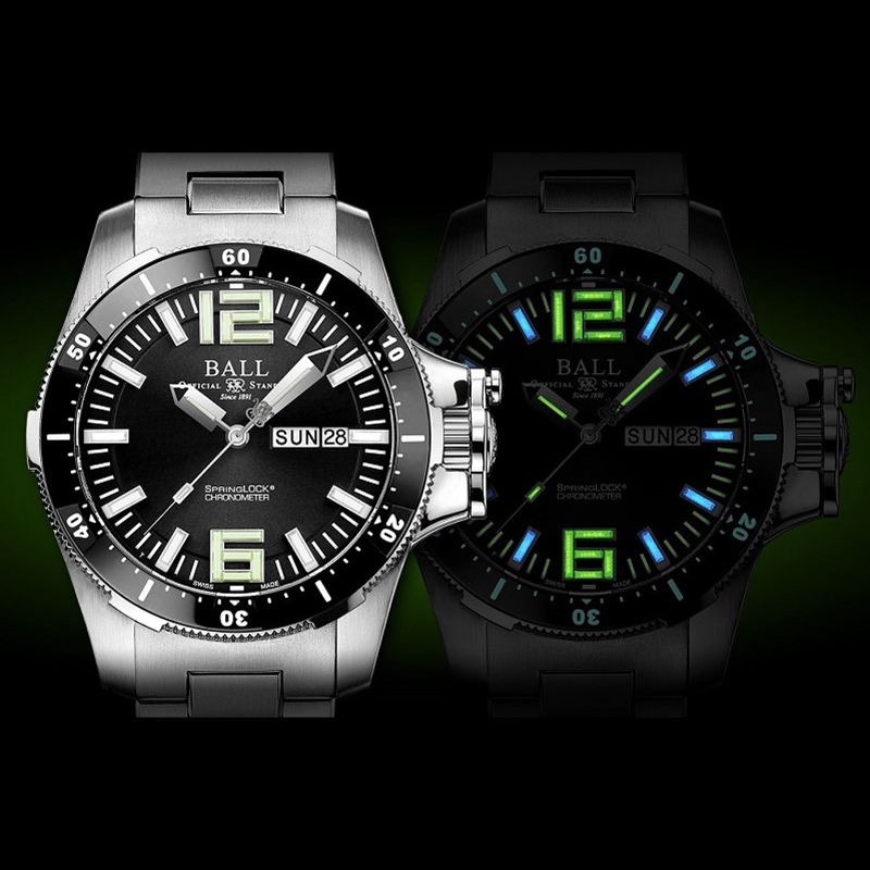 zegarek Ball DM2076C-S2CA-BK automatyczny męski Engineer Hydrocarbon Engineer Hydrocarbon Airborne II COSC Chronometer Limited Editio - miniatura 6