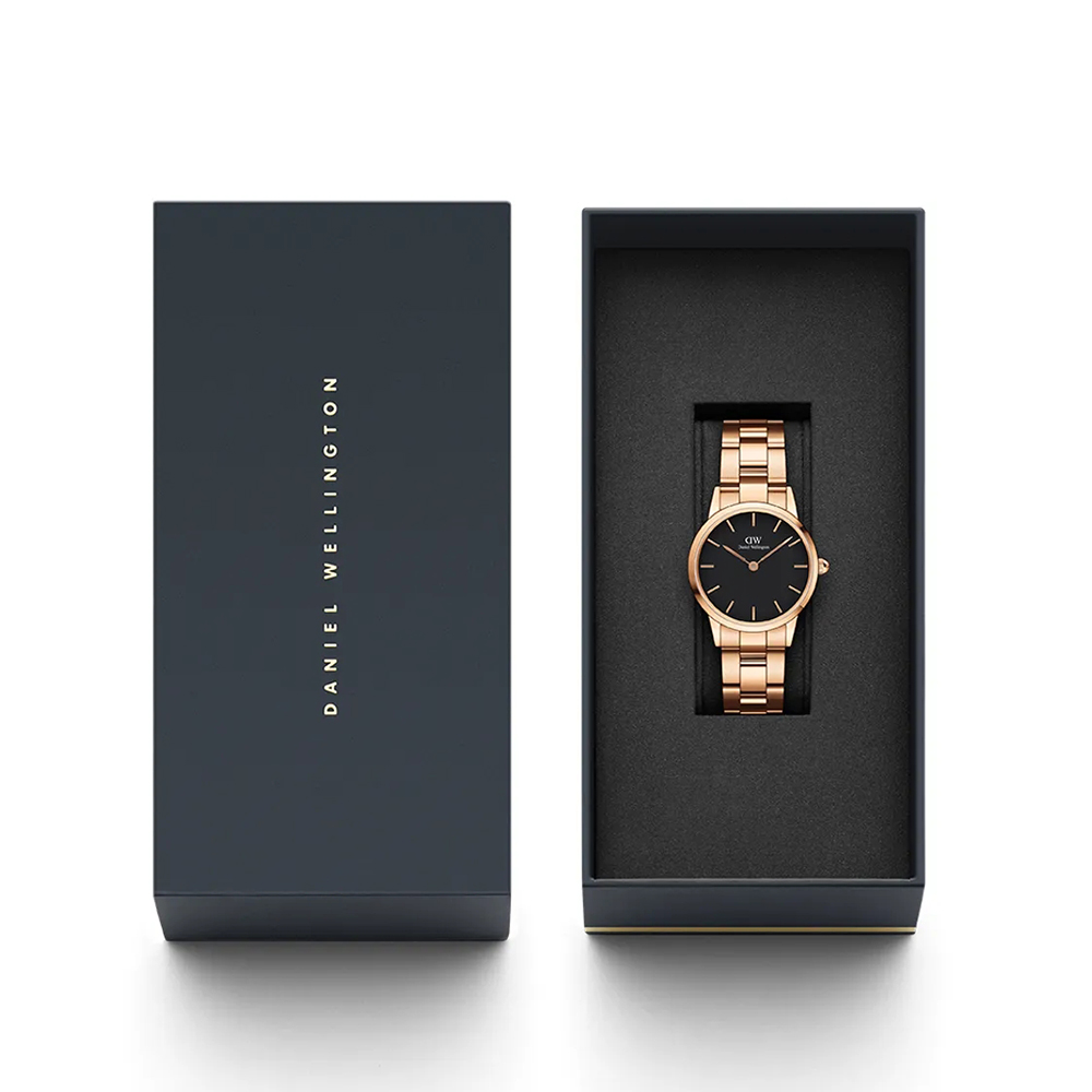 zegarek DW00100214 różowe złoto Iconic - miniatura 7