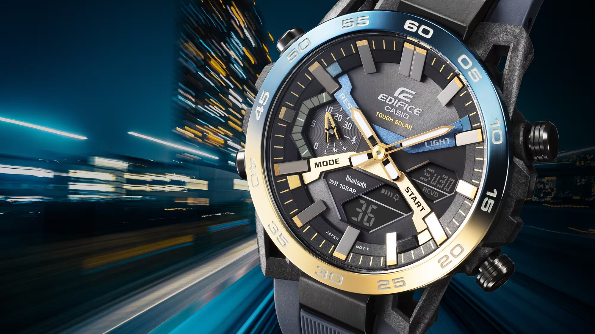zegarek EDIFICE ECB-2000NP-1AEF solar męski EDIFICE Premium - miniatura 3
