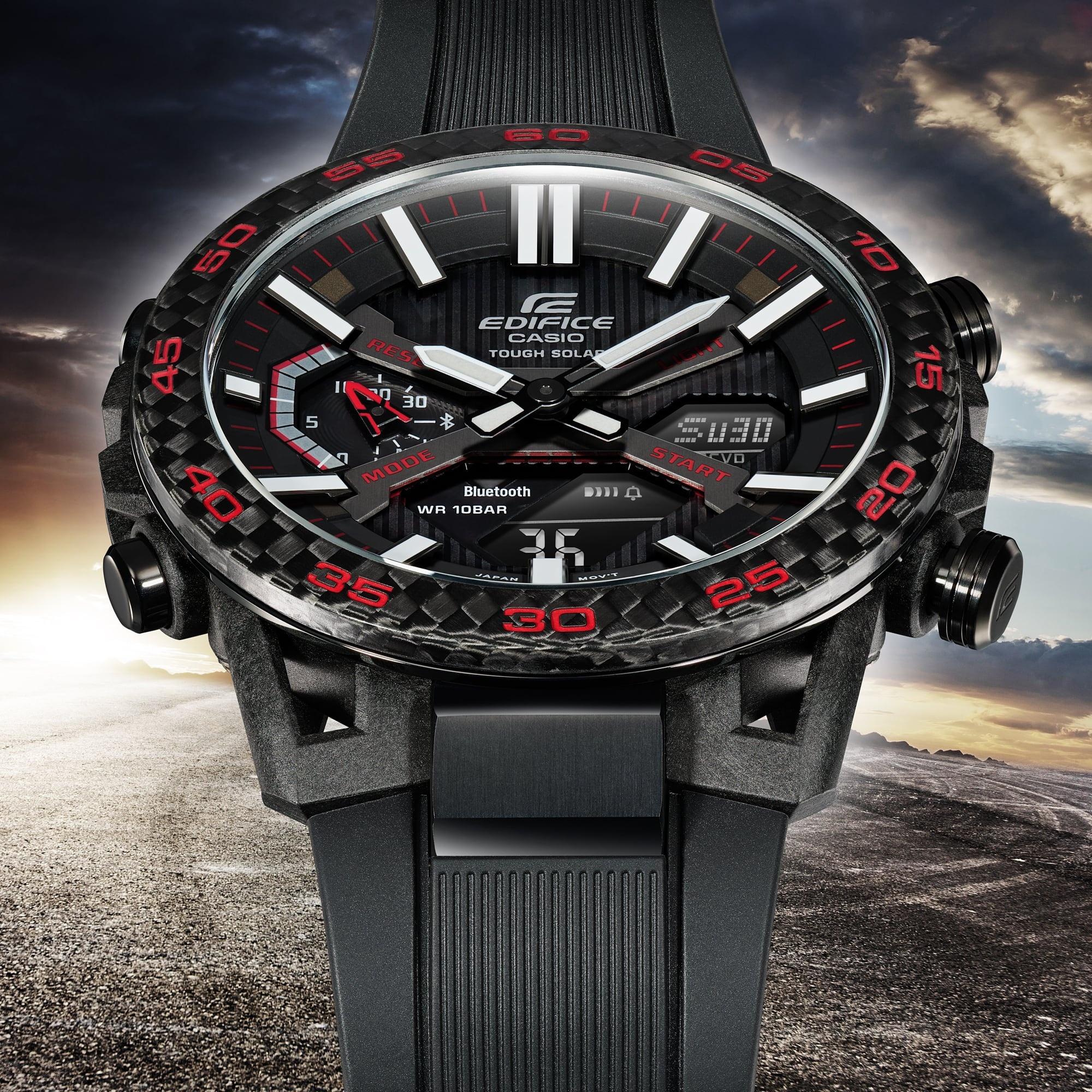 zegarek EDIFICE ECB-2000PB-1AEF czarny EDIFICE Premium - miniatura 8