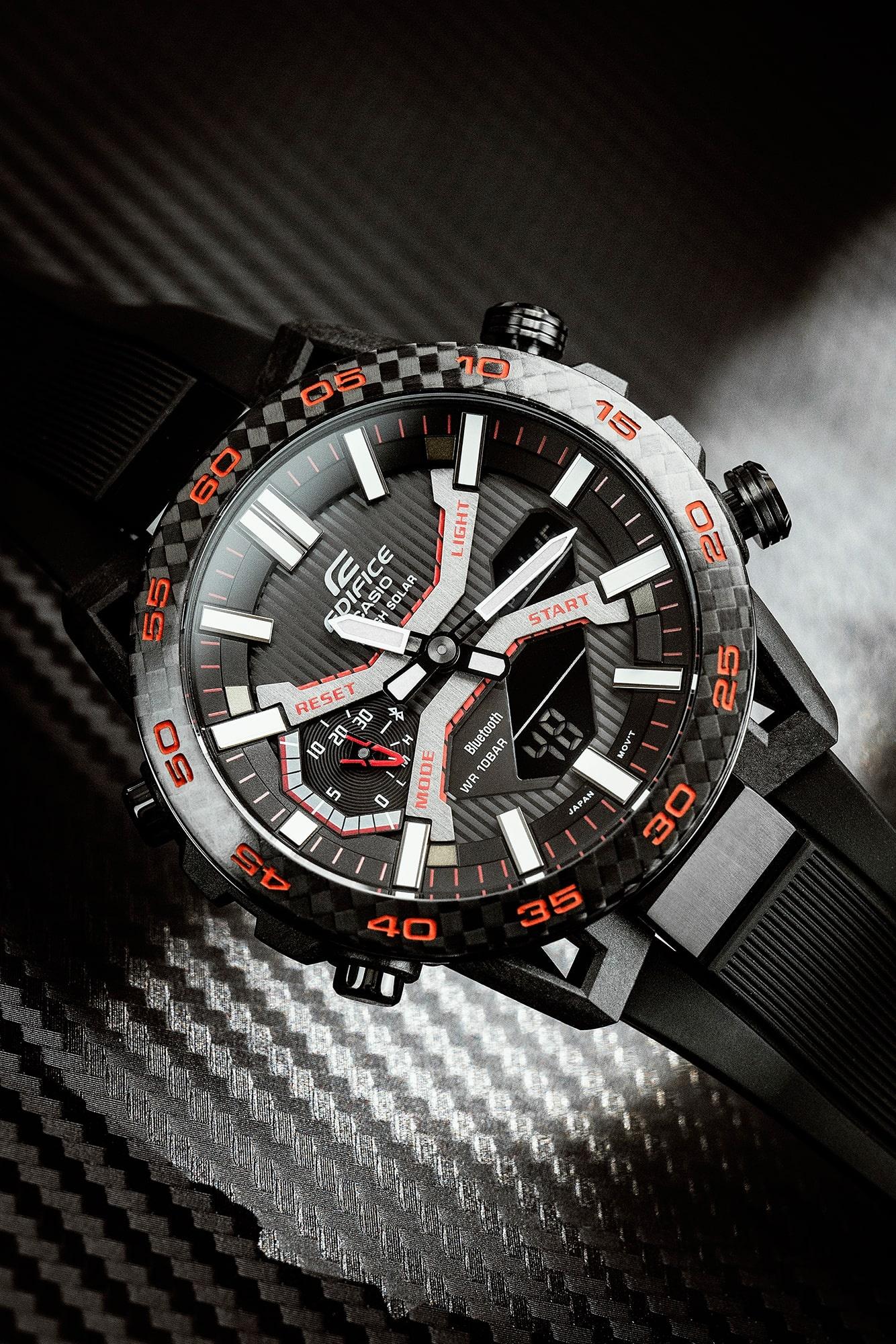 zegarek EDIFICE ECB-2000PB-1AEF czarny EDIFICE Premium - miniatura 9