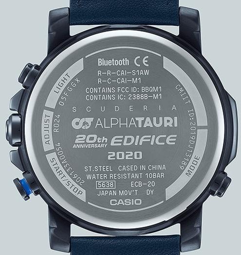 zegarek EDIFICE ECB-20AT-2AER czarny EDIFICE Premium - miniatura 6