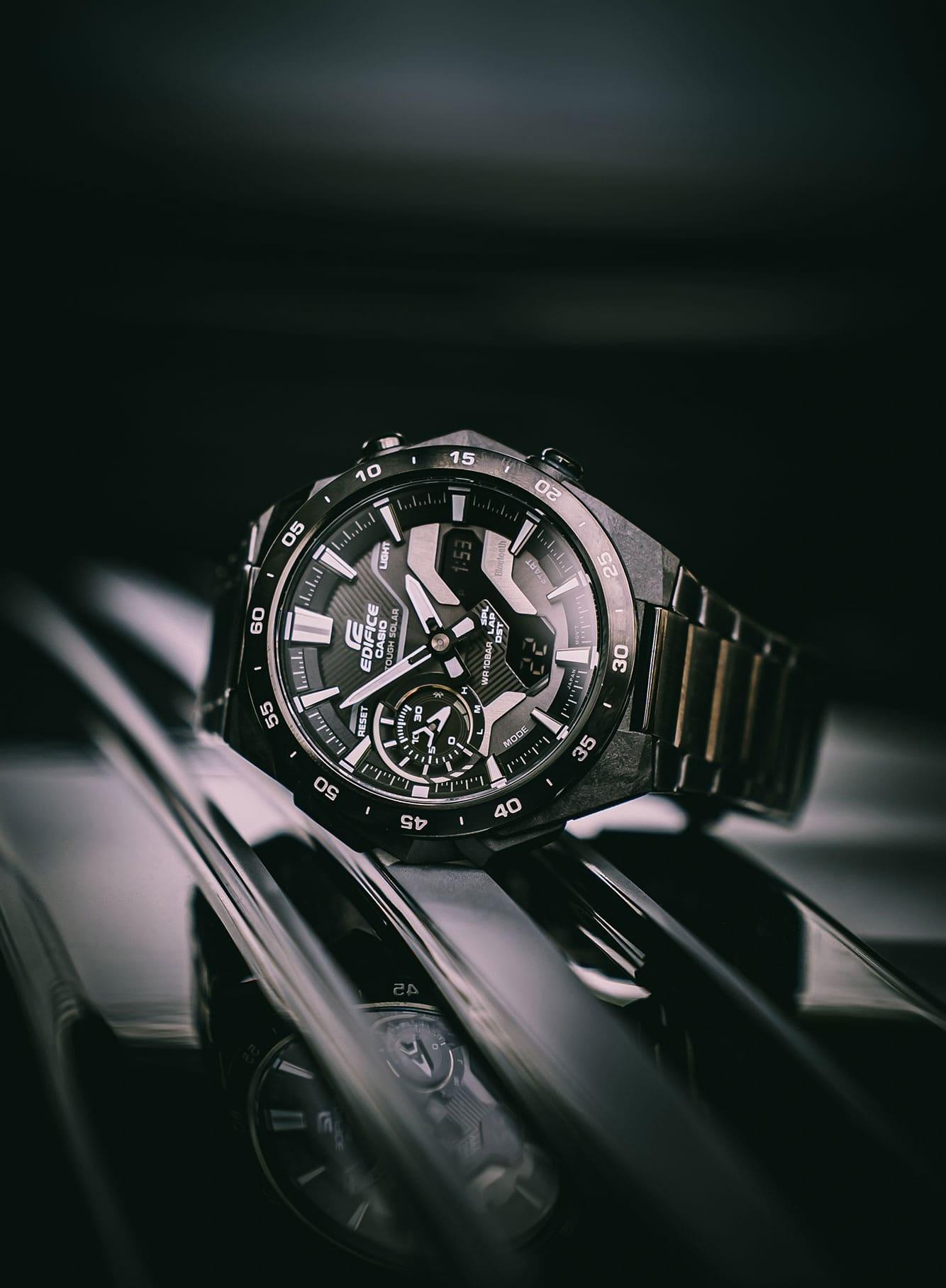 zegarek EDIFICE ECB-2200DC-1AEF czarny EDIFICE Premium - miniatura 7