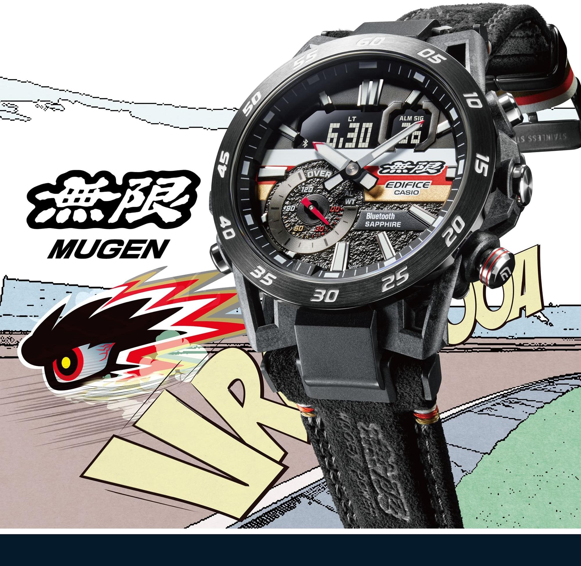 zegarek EDIFICE ECB-40MU-1AEF czarny EDIFICE Premium - miniatura 7