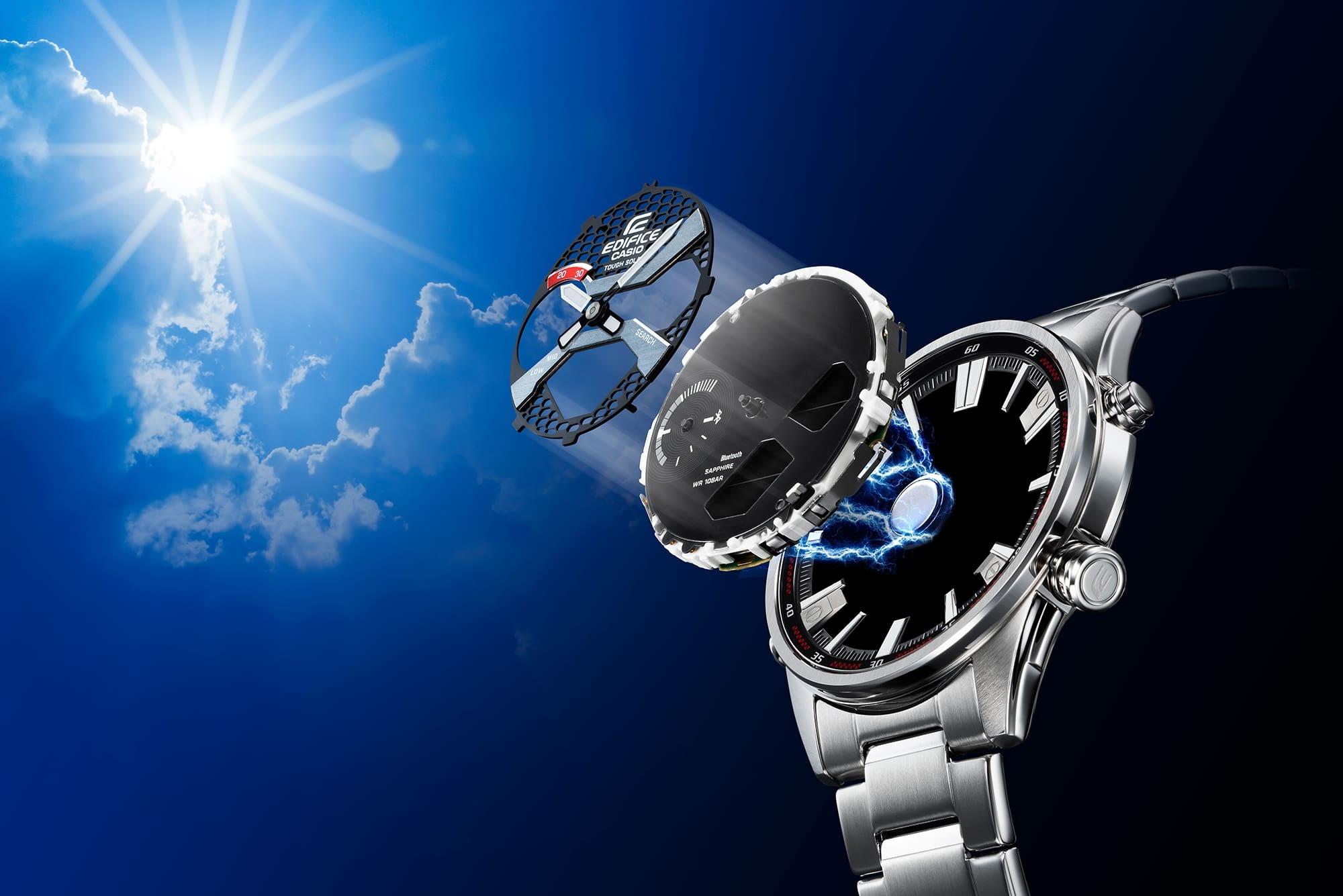 zegarek EDIFICE ECB-S100D-1AEF EDIFICE Premium szafirowe - miniatura 12