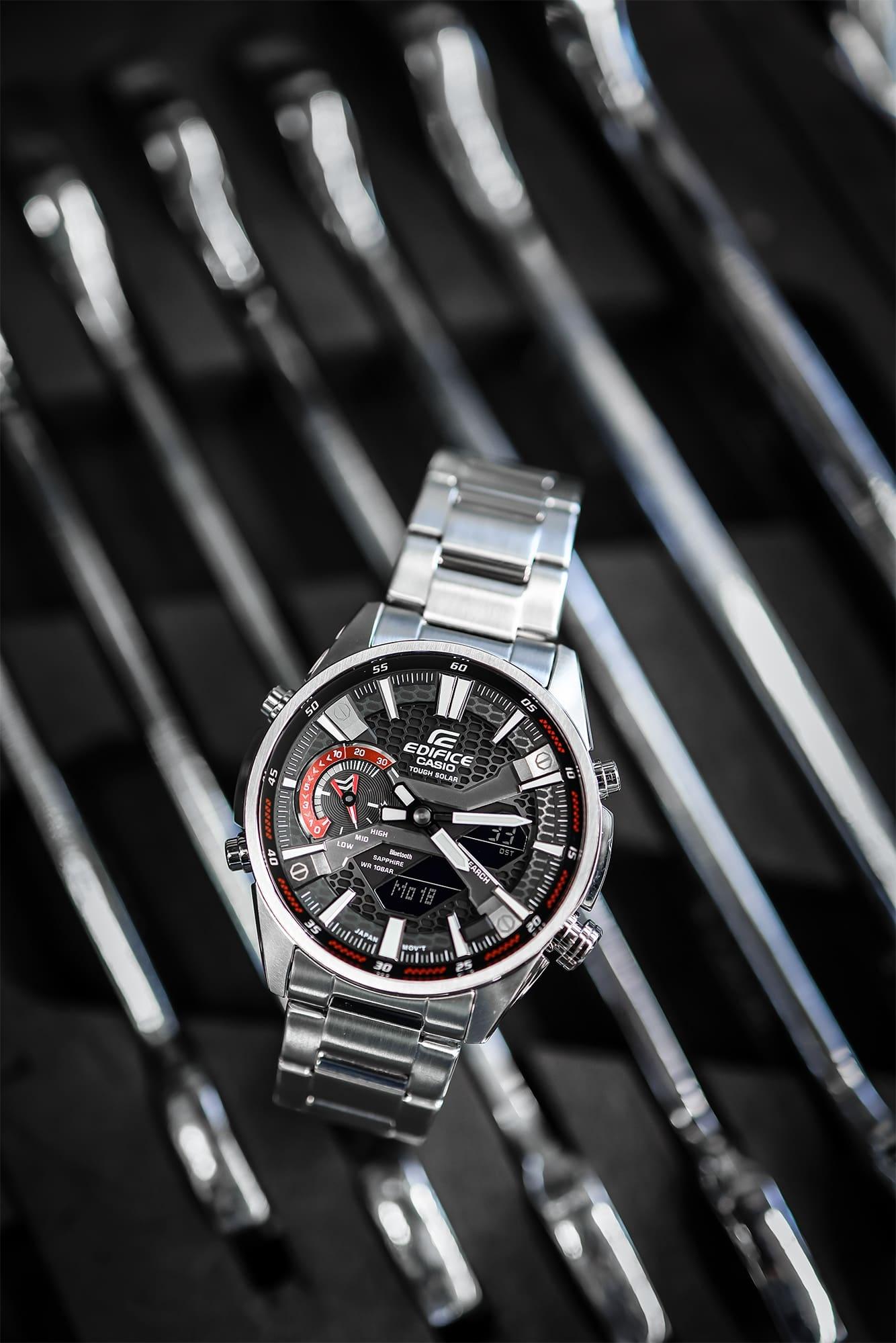 zegarek EDIFICE ECB-S100D-1AEF EDIFICE Premium szafirowe - miniatura 13