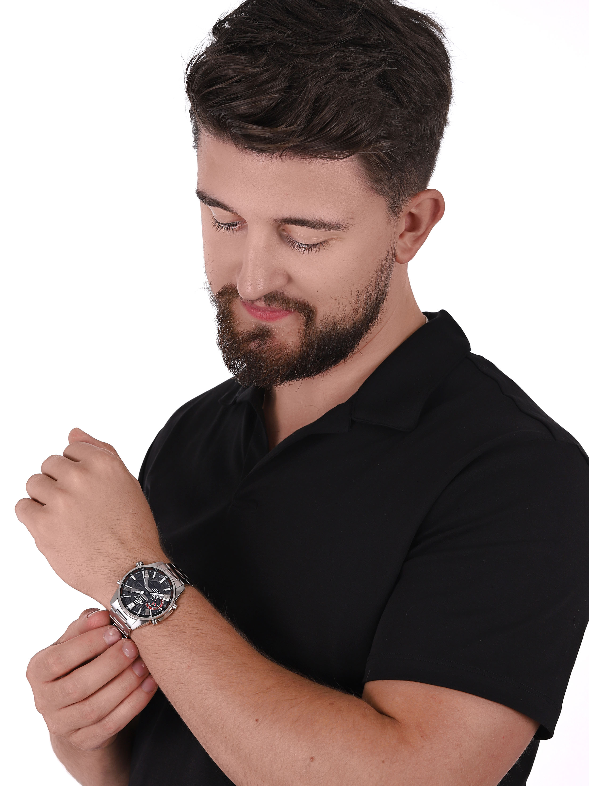 zegarek EDIFICE ECB-S100D-1AEF srebrny EDIFICE Premium - miniatura 2