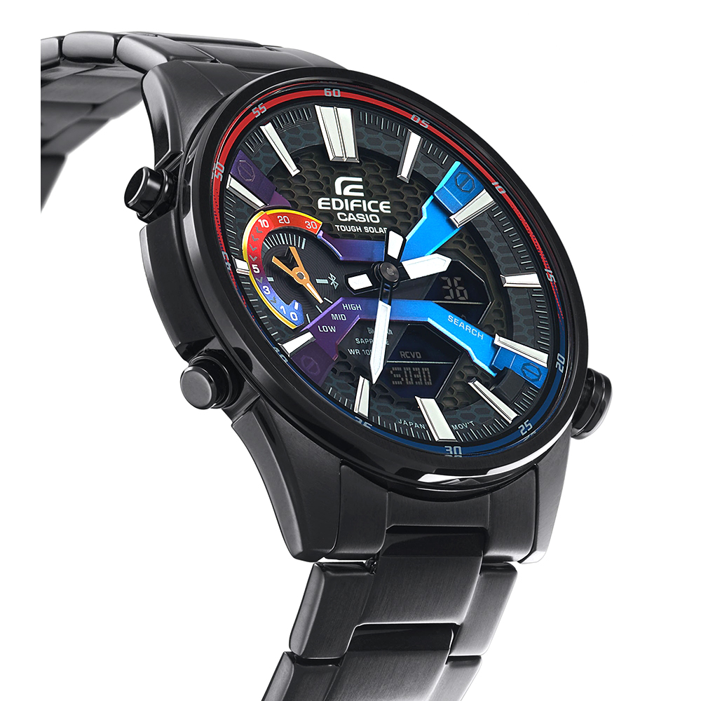 zegarek EDIFICE ECB-S100HG-1AEF czarny EDIFICE Premium - miniatura 3
