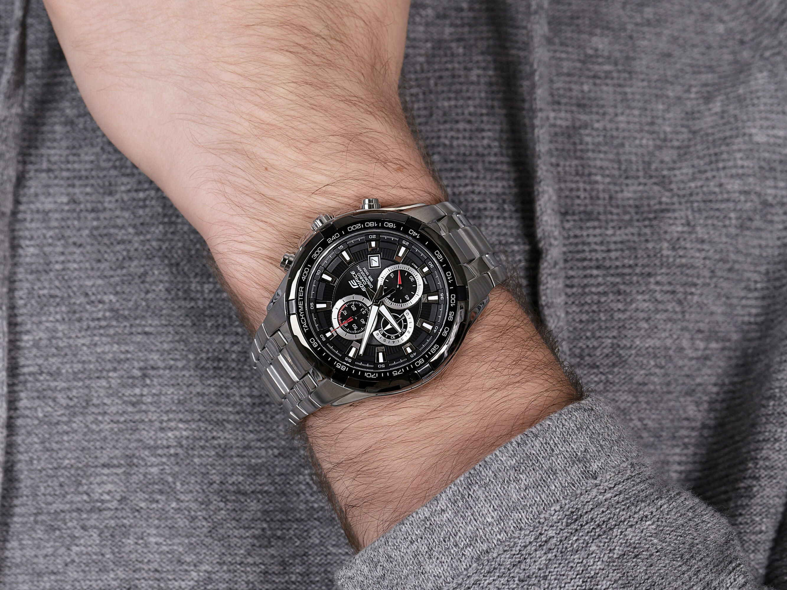 zegarek Edifice EF-539D-1AVEF kwarcowy męski EDIFICE Momentum