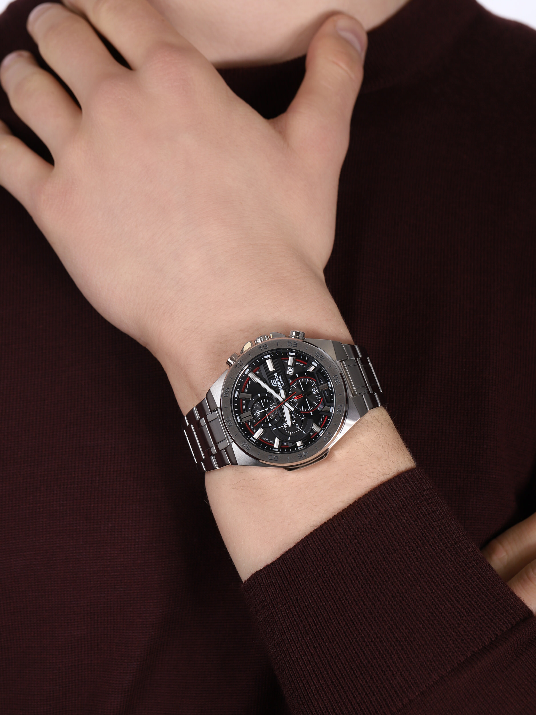 zegarek Edifice EFR-564D-1AVUEF srebrny EDIFICE Premium - miniatura 3
