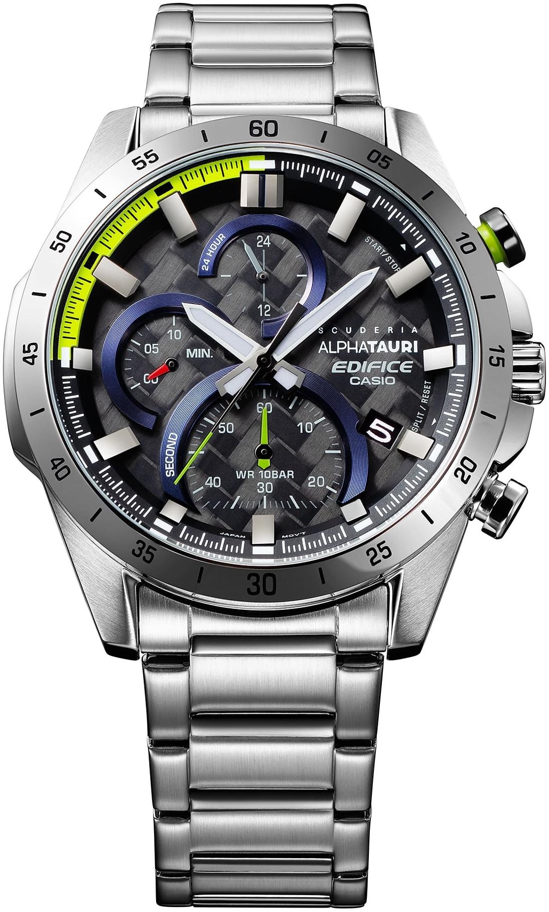 zegarek EDIFICE EFR-571AT-1AER SCUDERIA ALPHATAURI FORMULA 1 męski z chronograf Edifice - miniatura 2