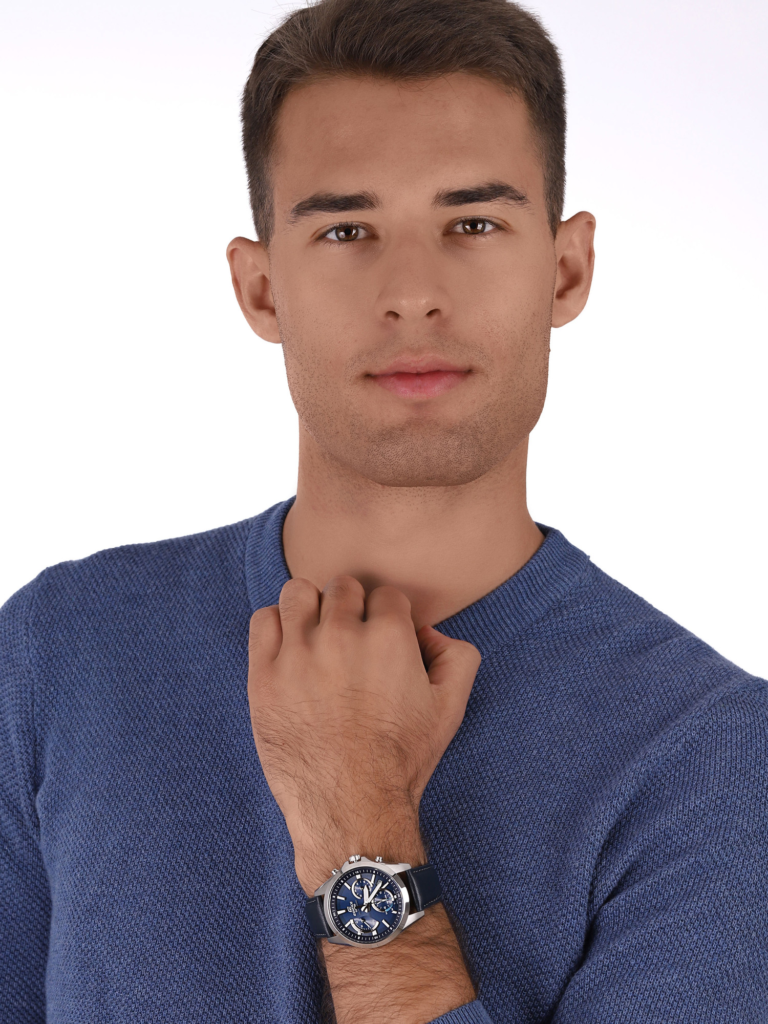 zegarek EDIFICE EFS-S530L-2AVUEF srebrny EDIFICE Premium
