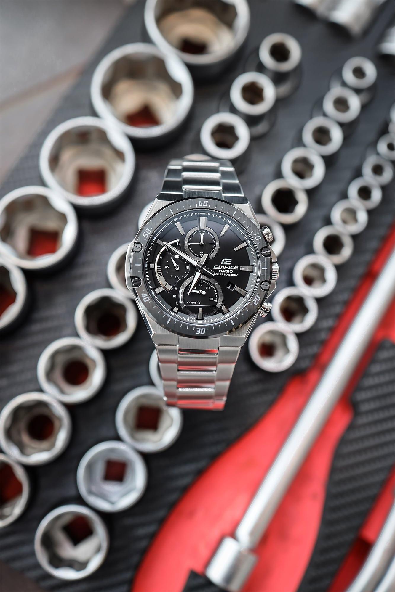 zegarek EDIFICE EFS-S560DB-1AVUEF solar męski EDIFICE Premium - miniatura 7