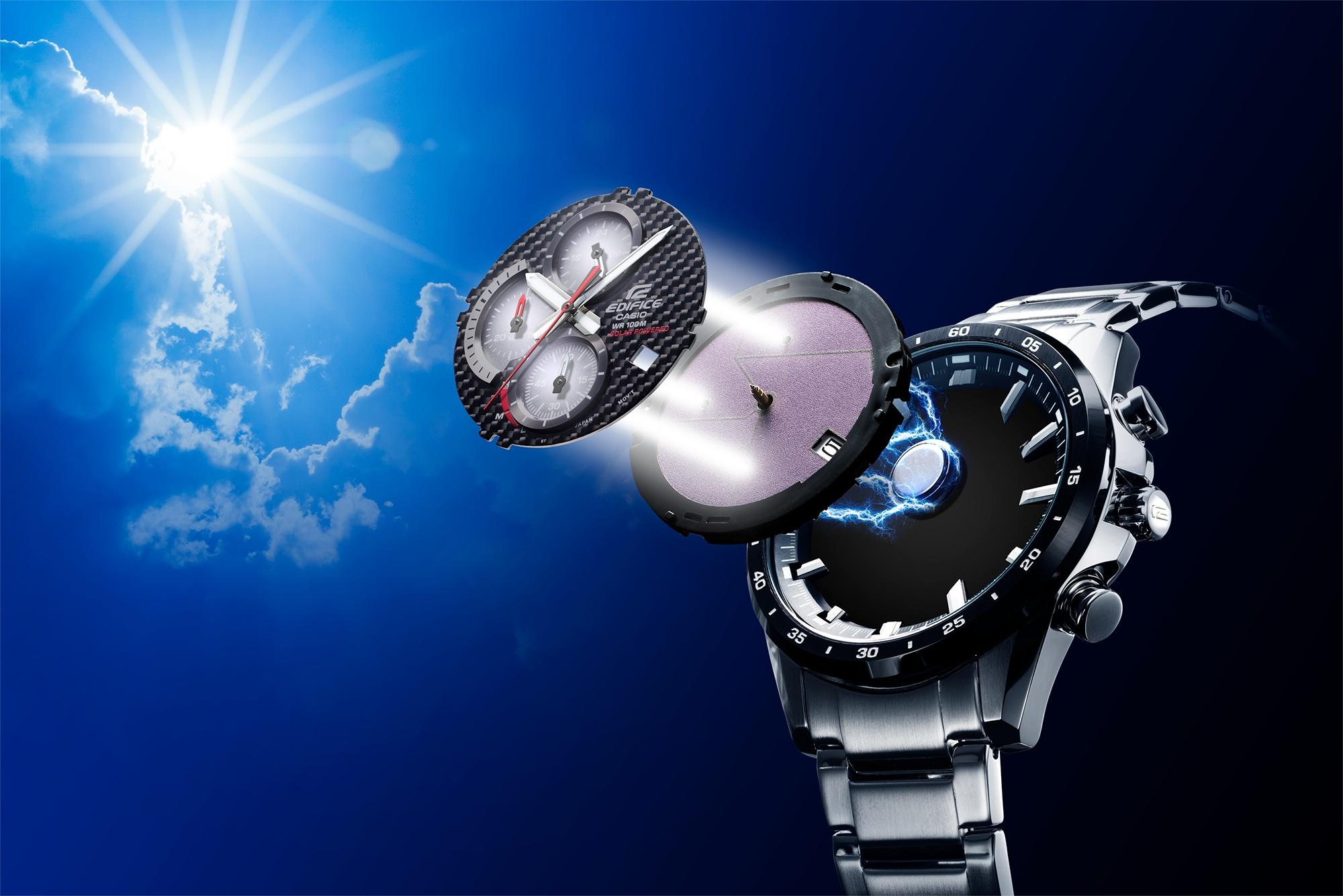 zegarek EDIFICE EFS-S580AT-1AER SCUDERIA ALPHATAURI FORMULA 1 męski z chronograf EDIFICE Premium - miniatura 2