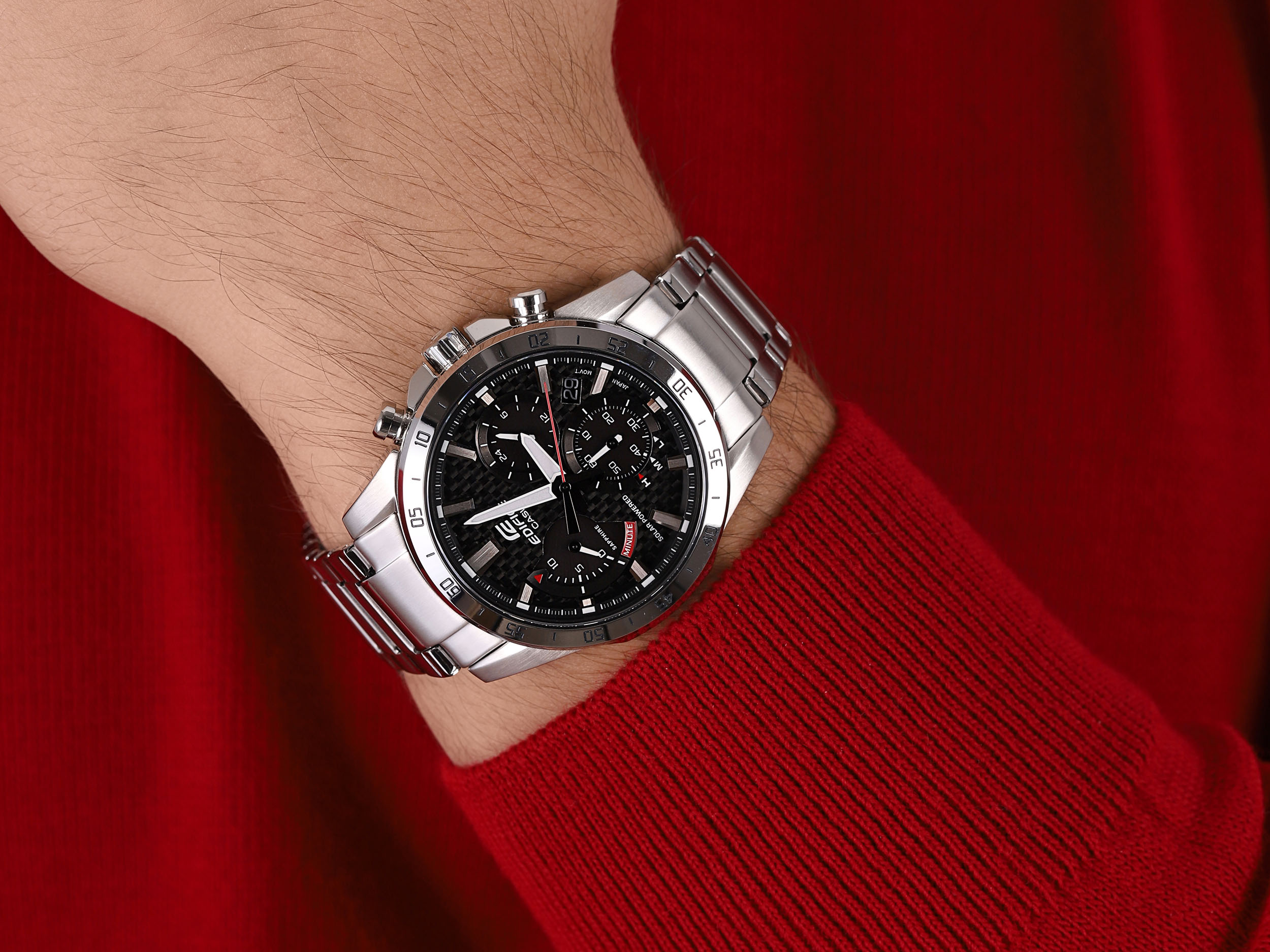 zegarek EDIFICE EFS-S580D-1AVUEF solar męski EDIFICE Momentum - miniatura 4