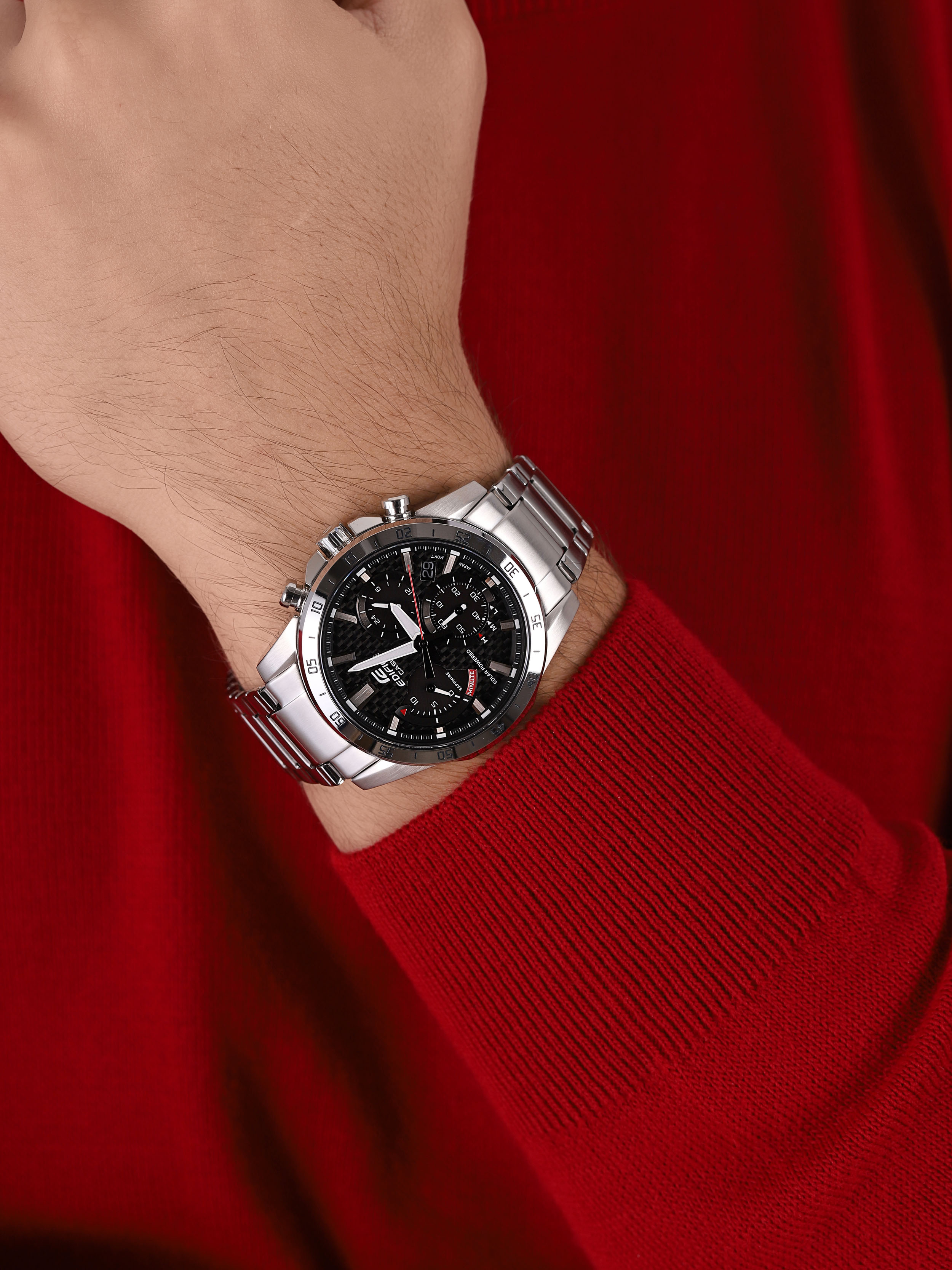 zegarek EDIFICE EFS-S580D-1AVUEF srebrny EDIFICE Momentum - miniatura 3