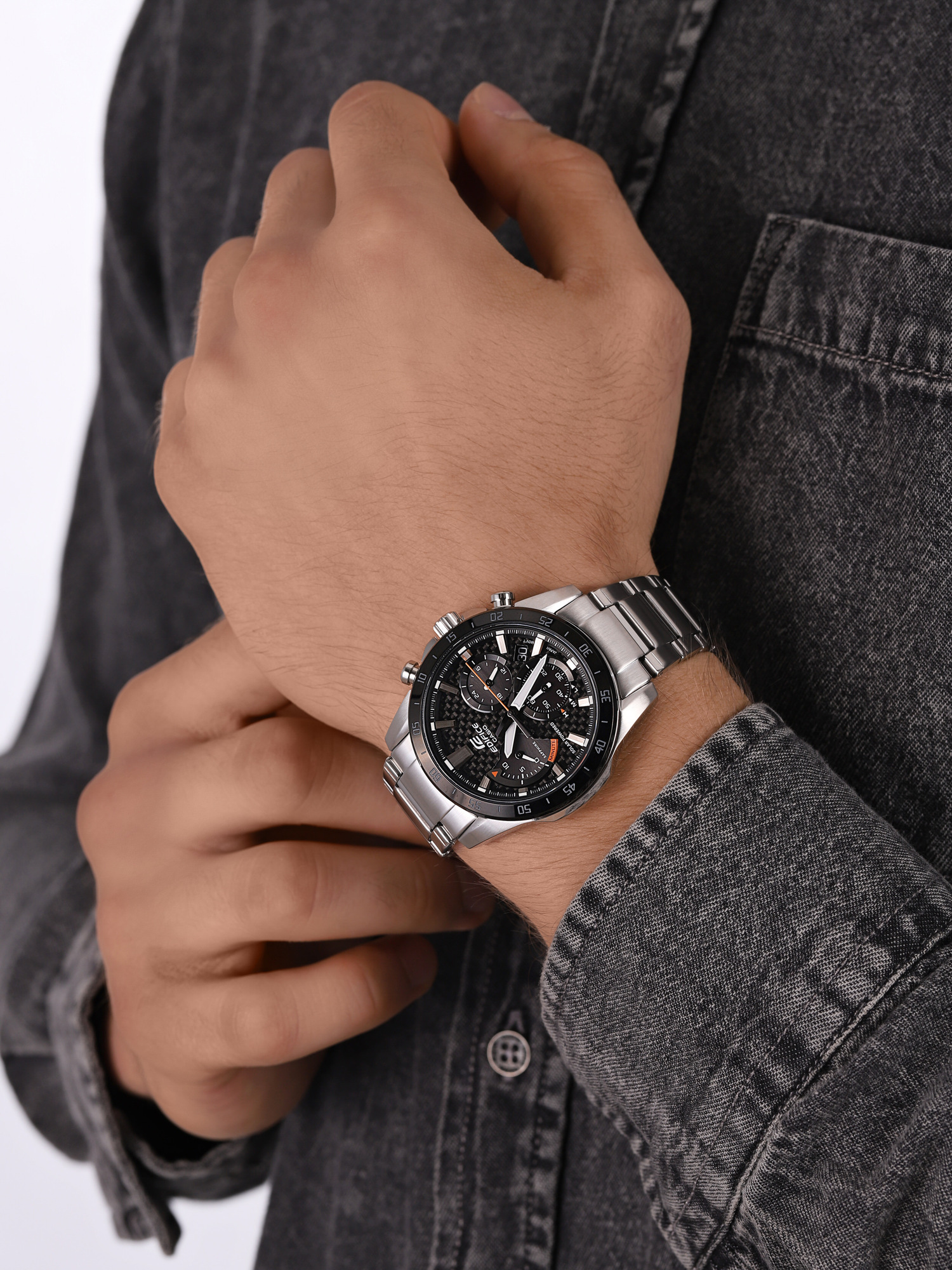 zegarek EDIFICE EFS-S580DB-1AVUEF solar męski EDIFICE Momentum - miniatura 5