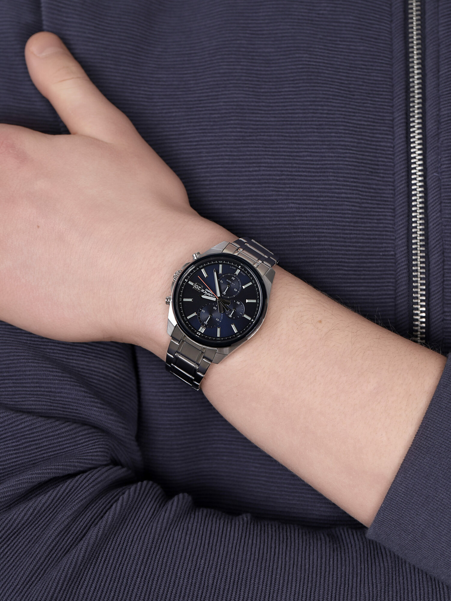 zegarek Edifice EFV-610DB-2AVUEF srebrny Edifice - miniatura 3