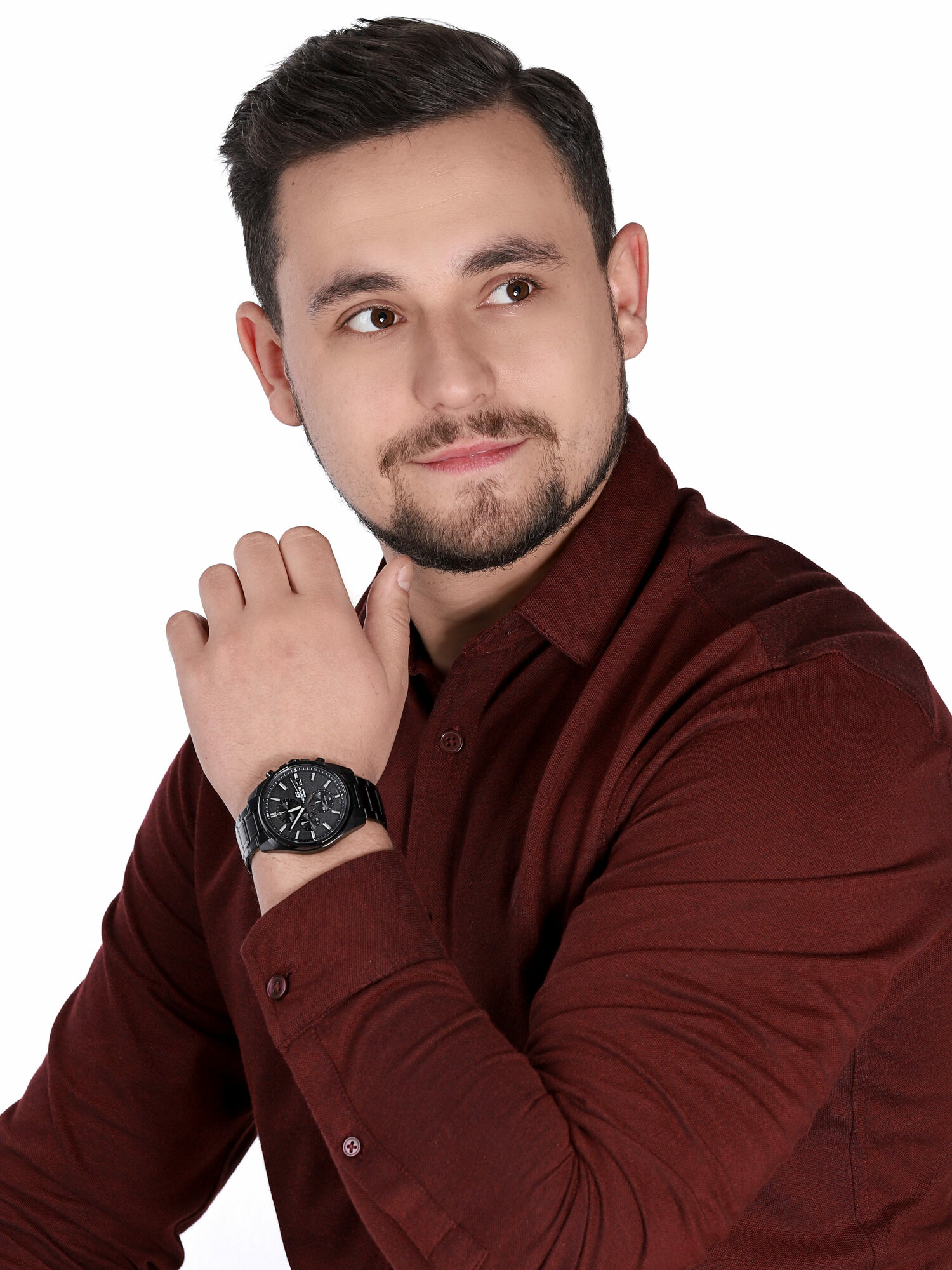 zegarek EDIFICE EFV-610DC-1AVUEF czarny Edifice - miniatura 2
