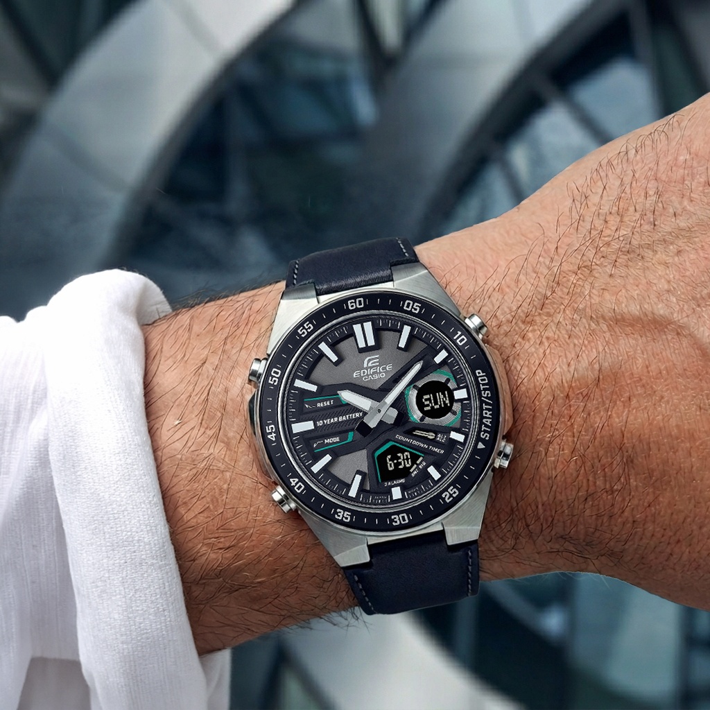 zegarek EDIFICE EFV-C110L-1AVEF kwarcowy męski EDIFICE Momentum - miniatura 6