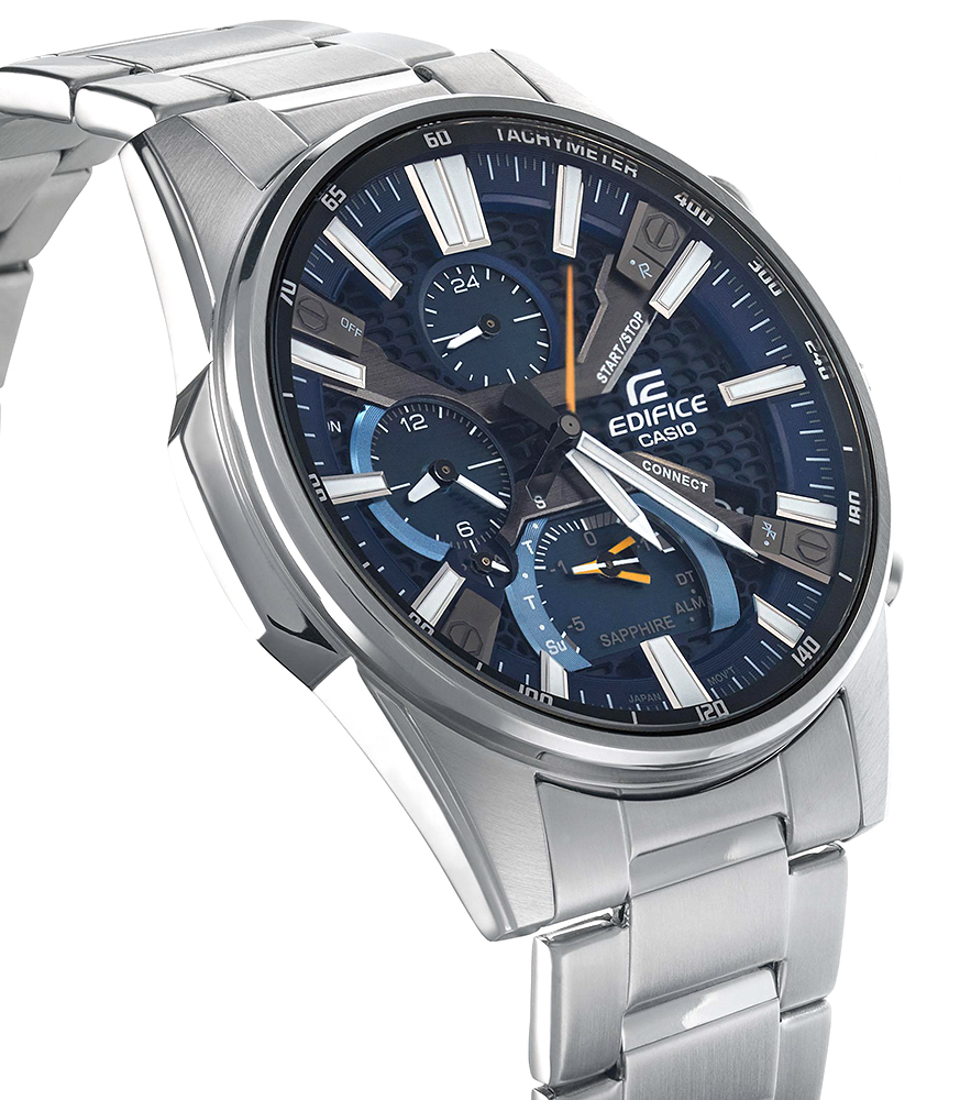 zegarek EDIFICE EQB-1200D-2AER męski z tachometr Edifice - miniatura 5