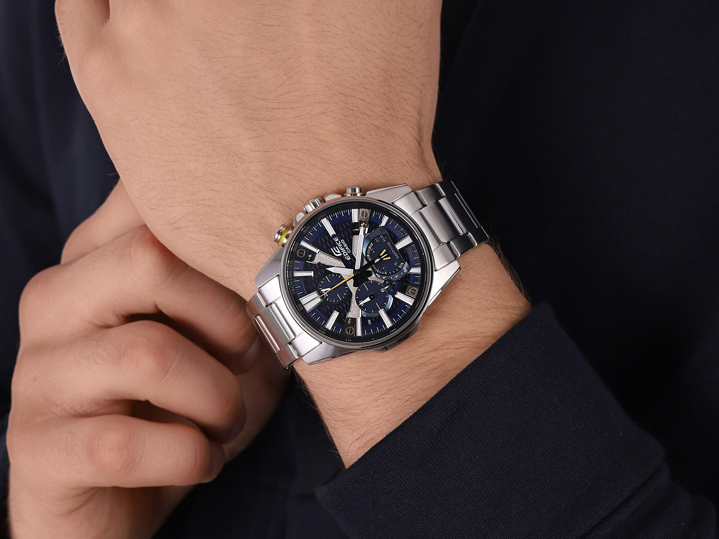 zegarek EDIFICE EQB-1200D-2AER solar męski Edifice - miniatura 4