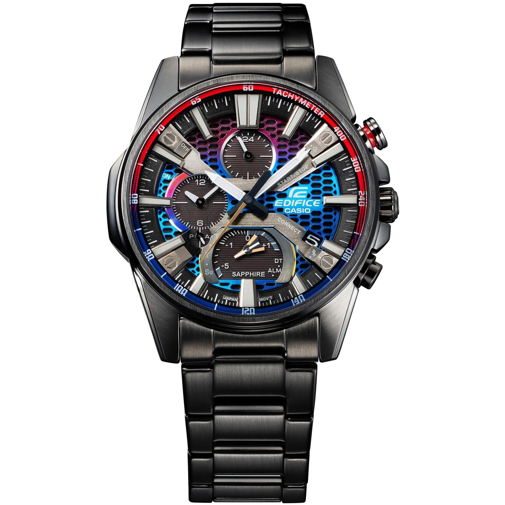 zegarek EDIFICE EQB-1200HG-1AER męski z tachometr Edifice - miniatura 3