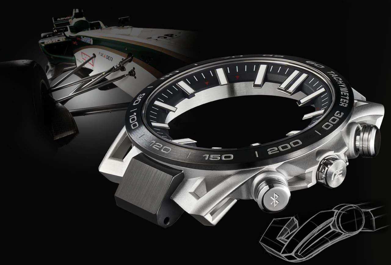 zegarek EDIFICE EQB-2000DC-1AER solar męski EDIFICE Premium EDIFICE SOSPENSIONE - miniatura 7