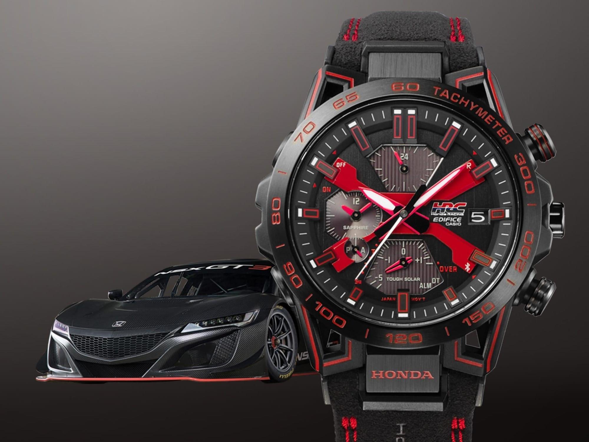 zegarek EDIFICE EQB-2000HR-1AER czarny EDIFICE Premium - miniatura 7
