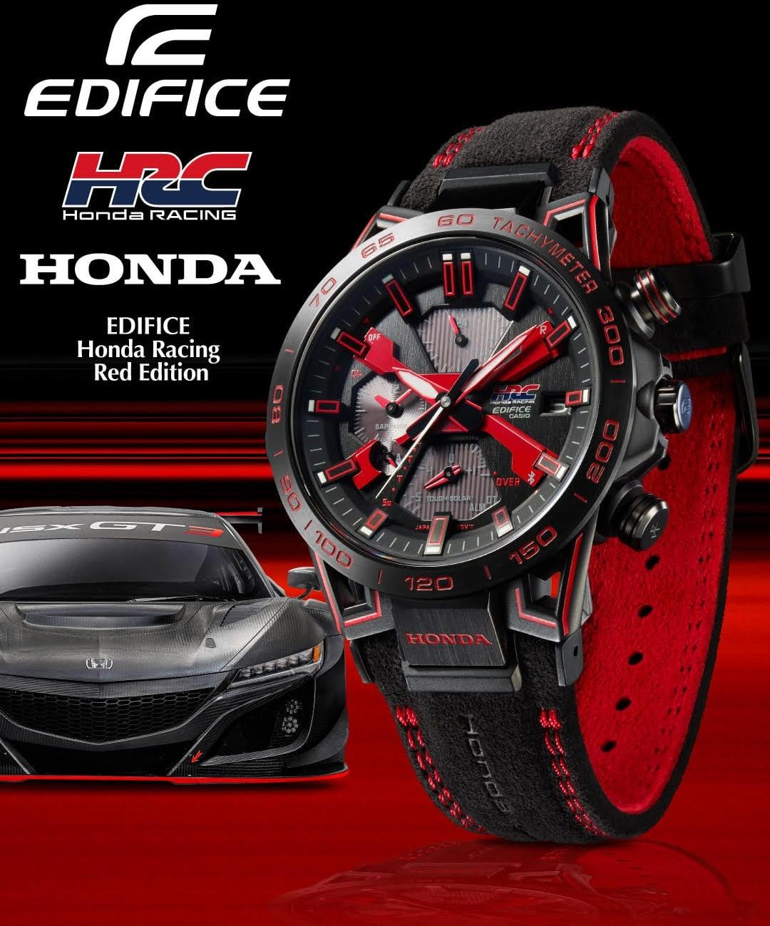 zegarek EDIFICE EQB-2000HR-1AER solar męski EDIFICE Premium EDIFICE SOSPENSIONE HONDA RACING RED EDITION - miniatura 6