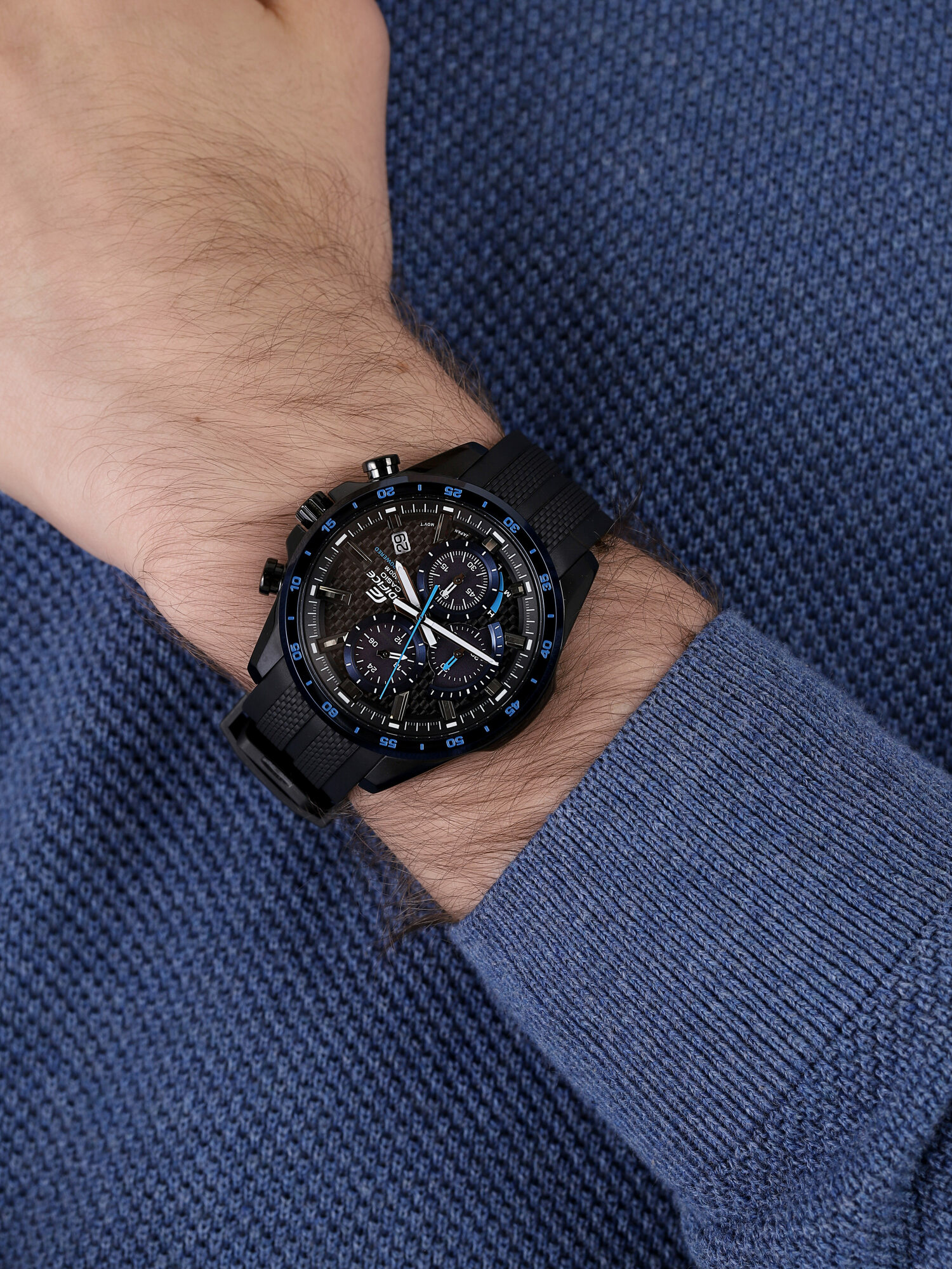 zegarek EDIFICE EQS-900PB-1BVUEF czarny EDIFICE Premium - miniatura 3