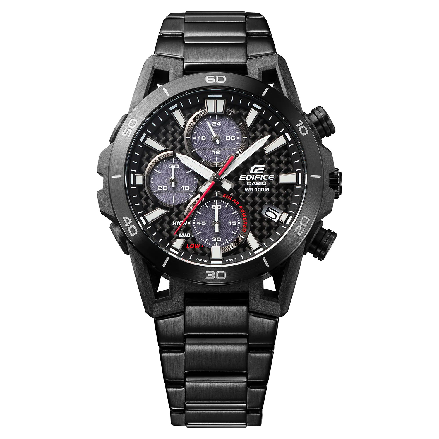 zegarek EDIFICE EQS-960DC-1AVEF czarny EDIFICE Premium - miniatura 2