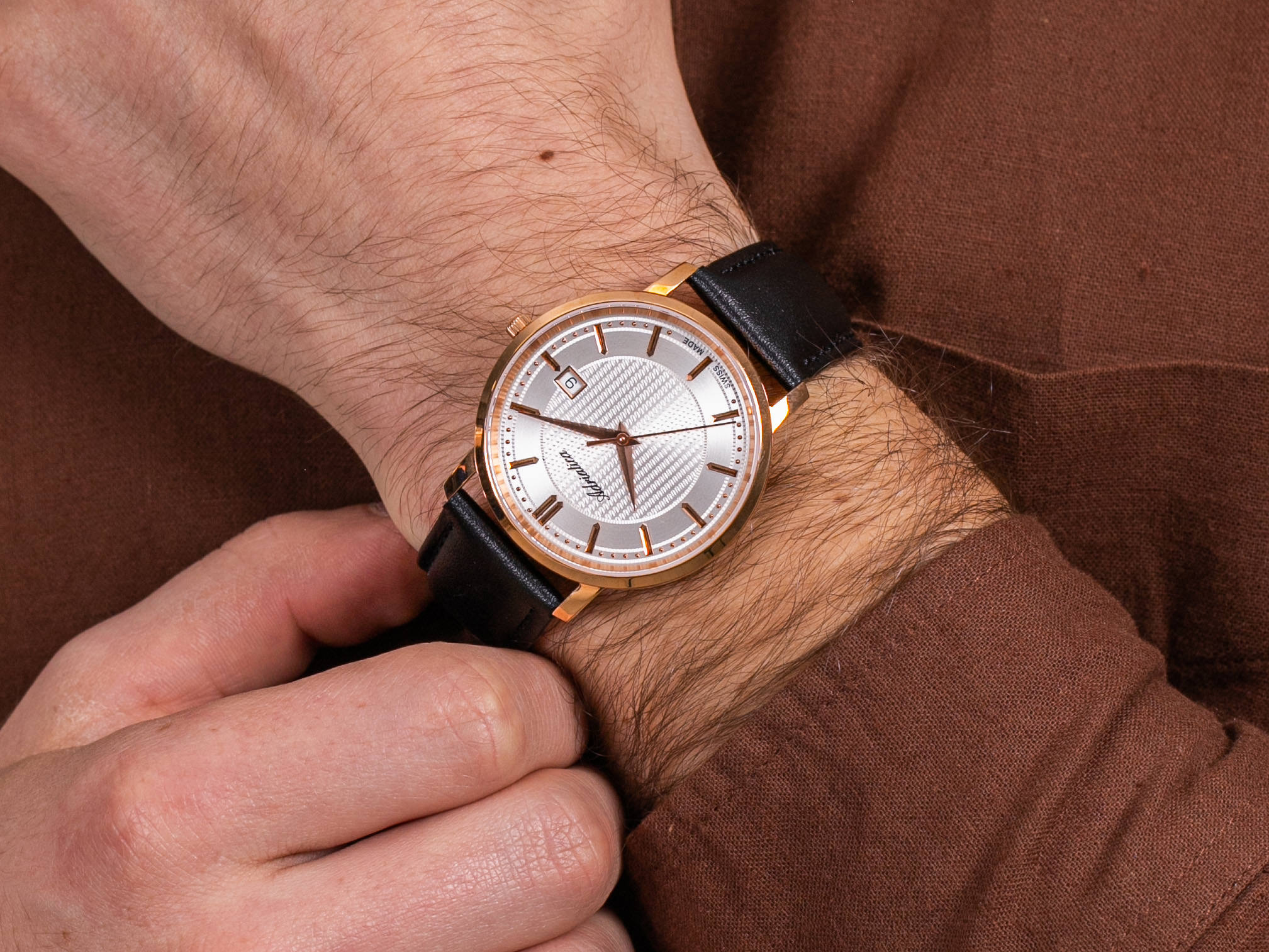 Adriatica A1277.9213Q Classic zegarek elegancki Pasek - miniatura 4