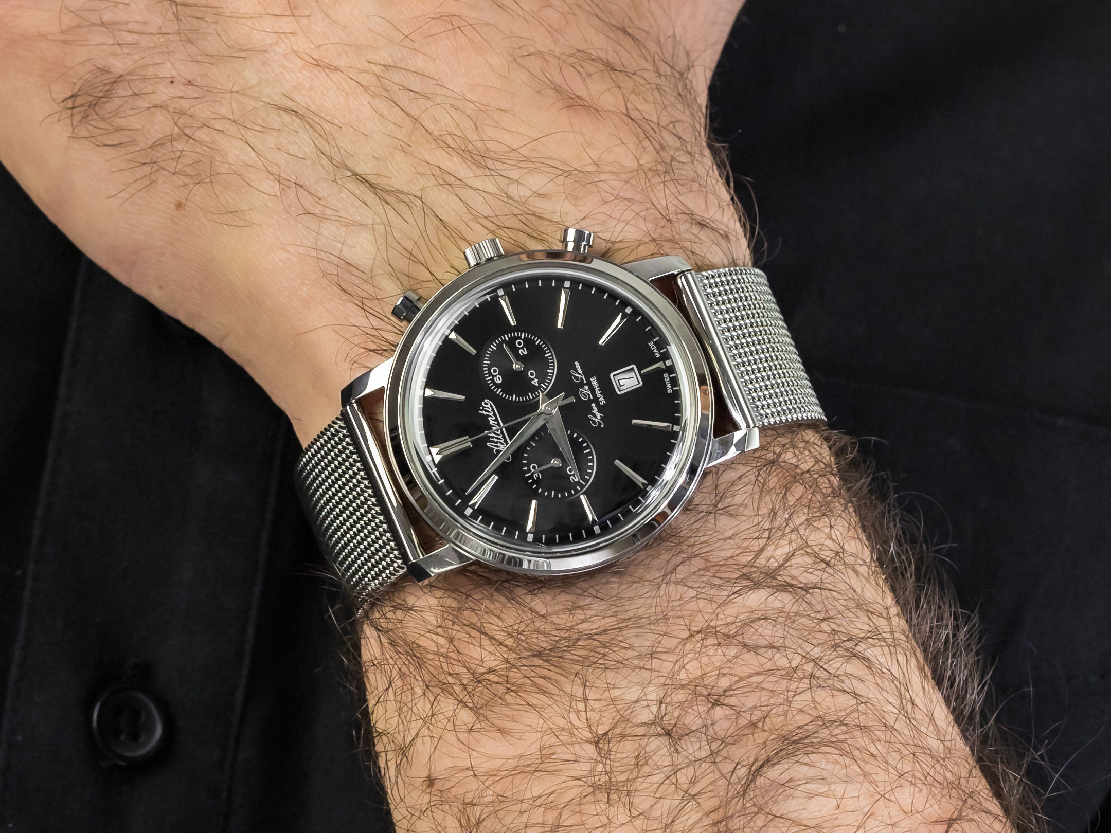 Atlantic 64456.41.61 zegarek elegancki Super De Luxe