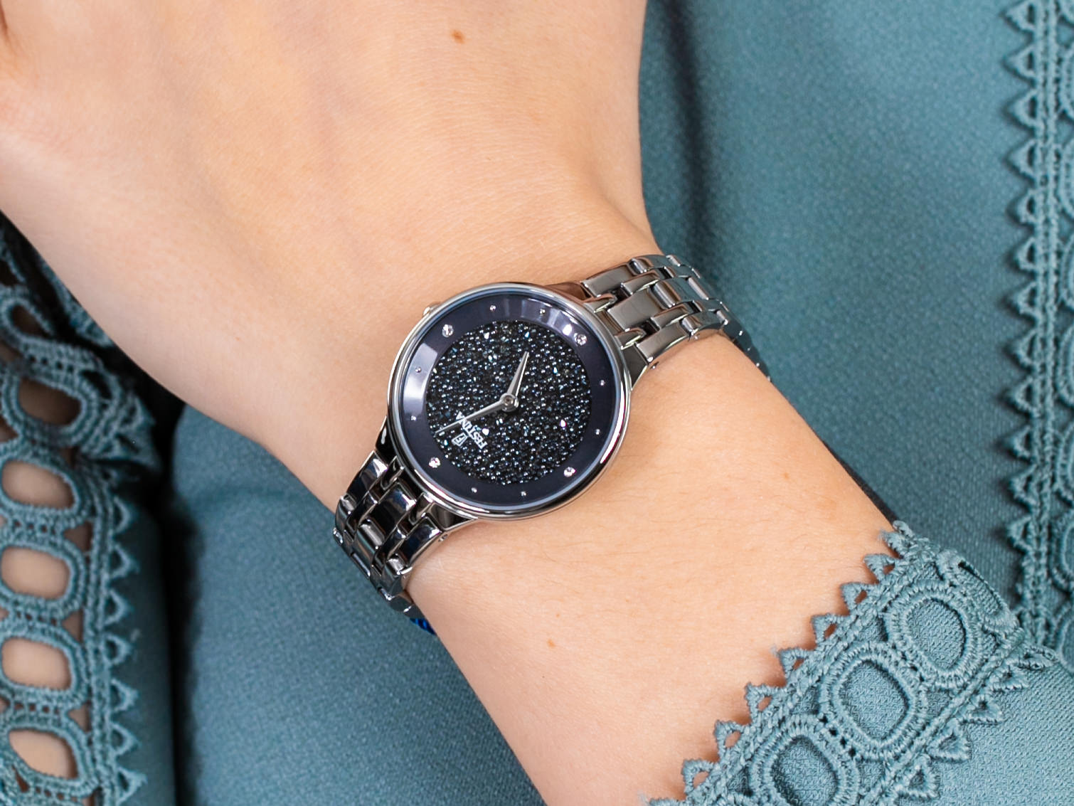 Festina F20382-3 Mademoiselle Swarovski zegarek elegancki Mademoiselle - miniatura 4