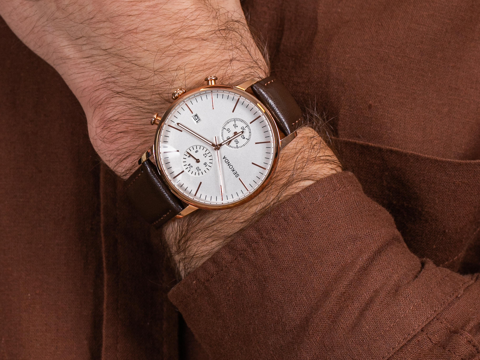 Sekonda SEK.1381 zegarek elegancki Classic - miniatura 4