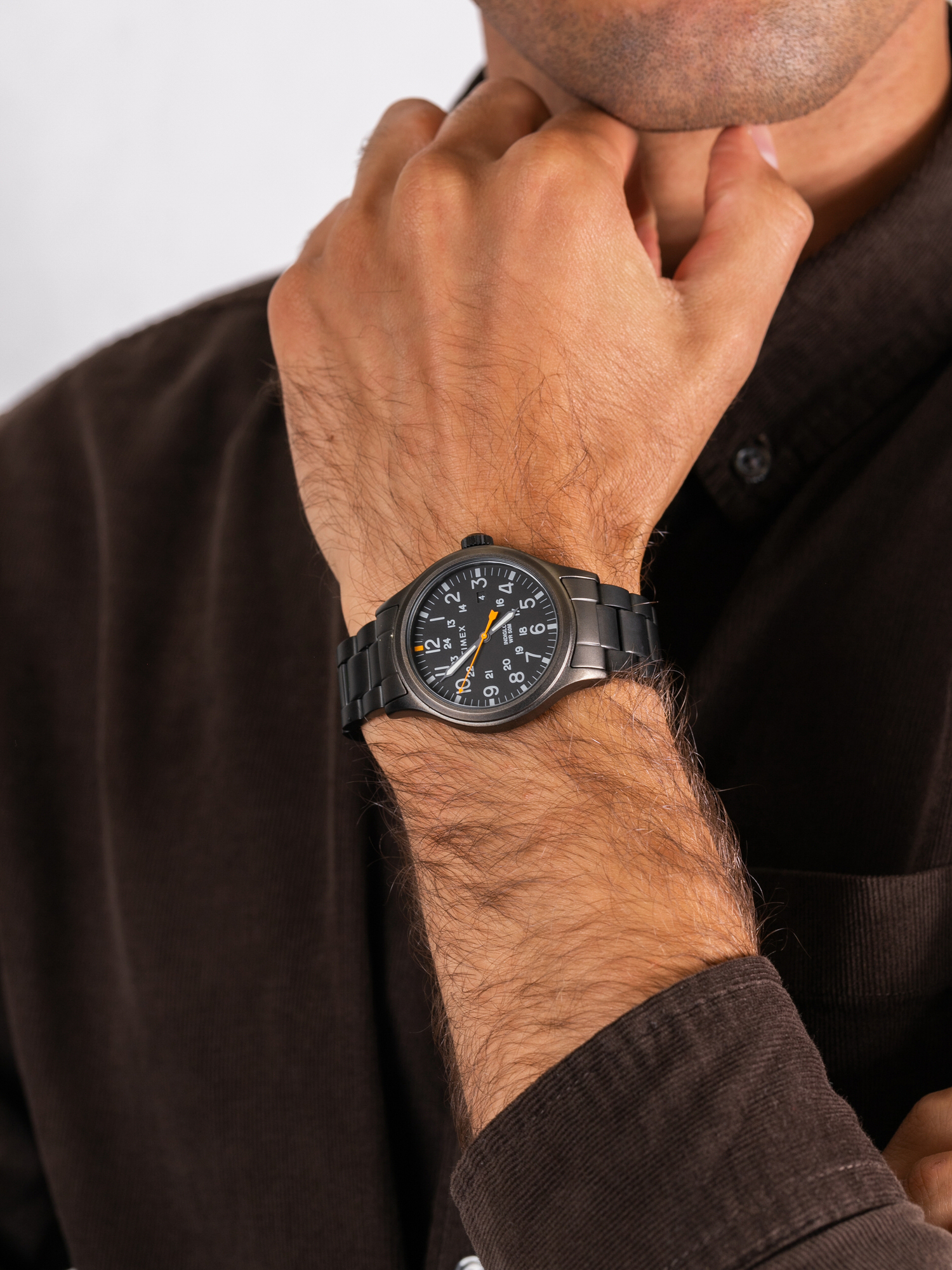 Timex TW2R46800 męski zegarek Easy Reader bransoleta